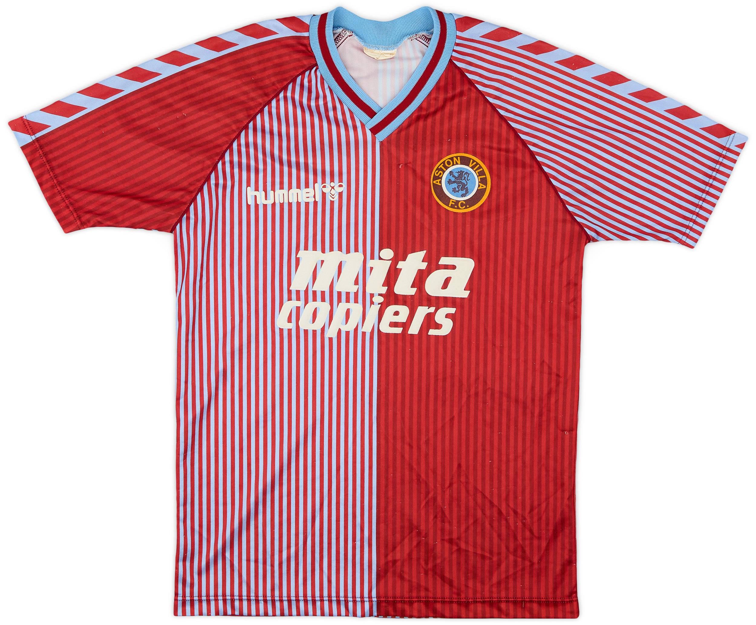 1987-89 Aston Villa Home Shirt - 8/10 - (Y)