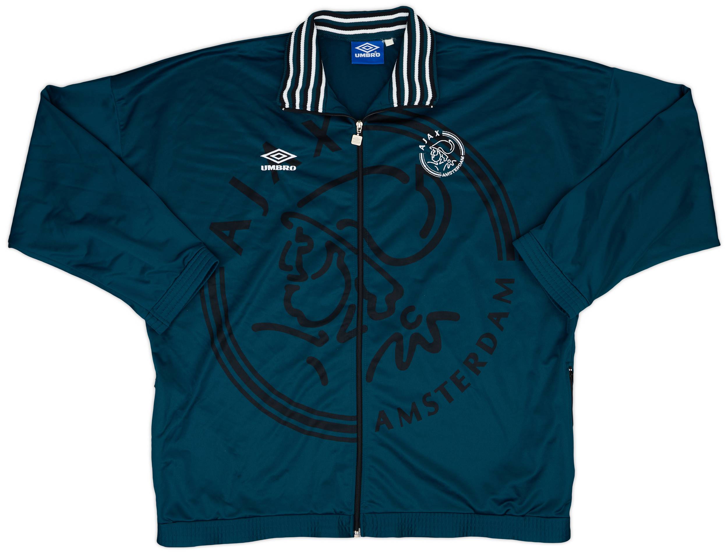 1995-96 Ajax Umbro Track Jacket - 8/10 - (XXL)