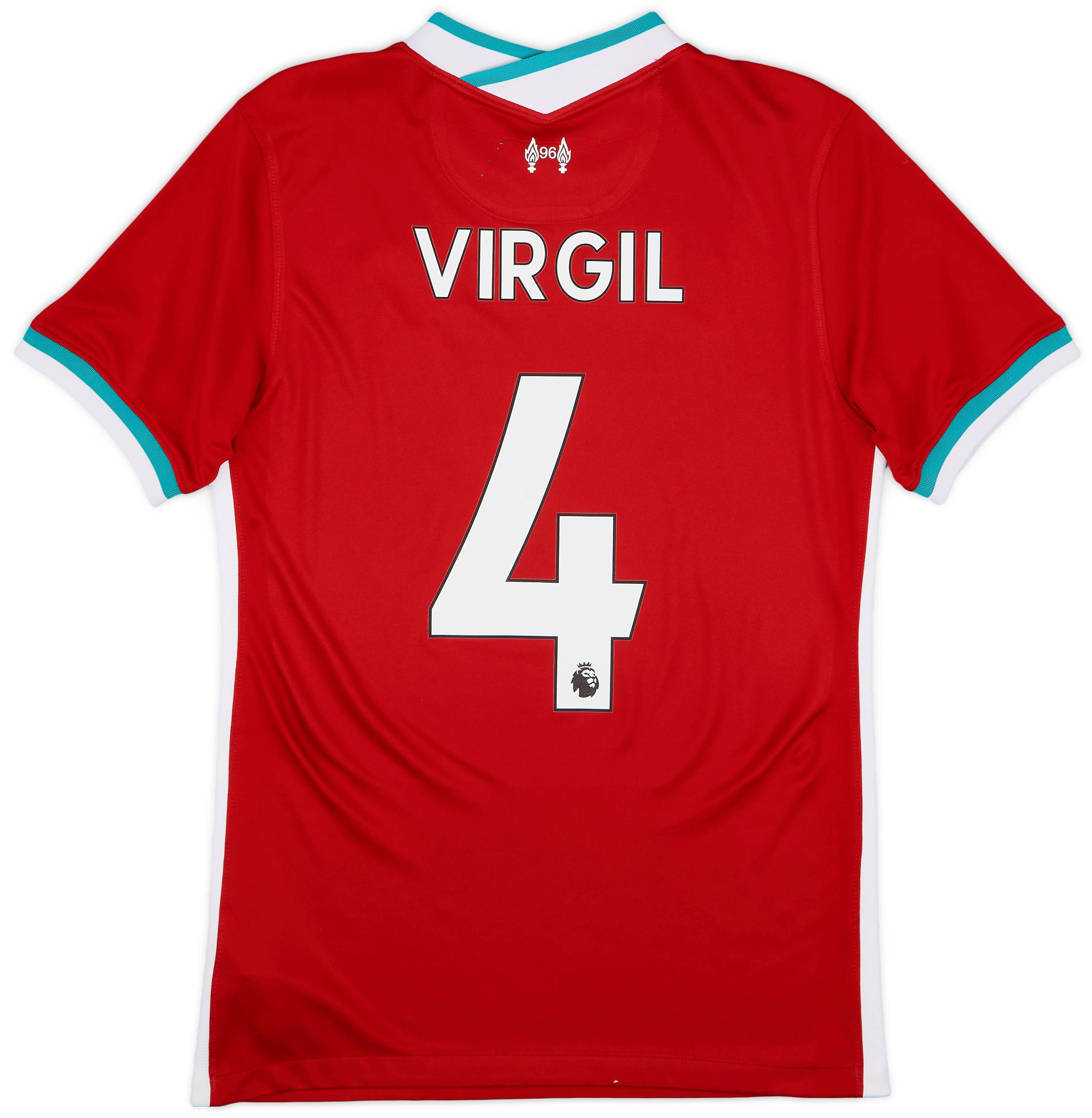 2020-21 Liverpool Home Shirt Virgil #4 - 6/10 - (S)