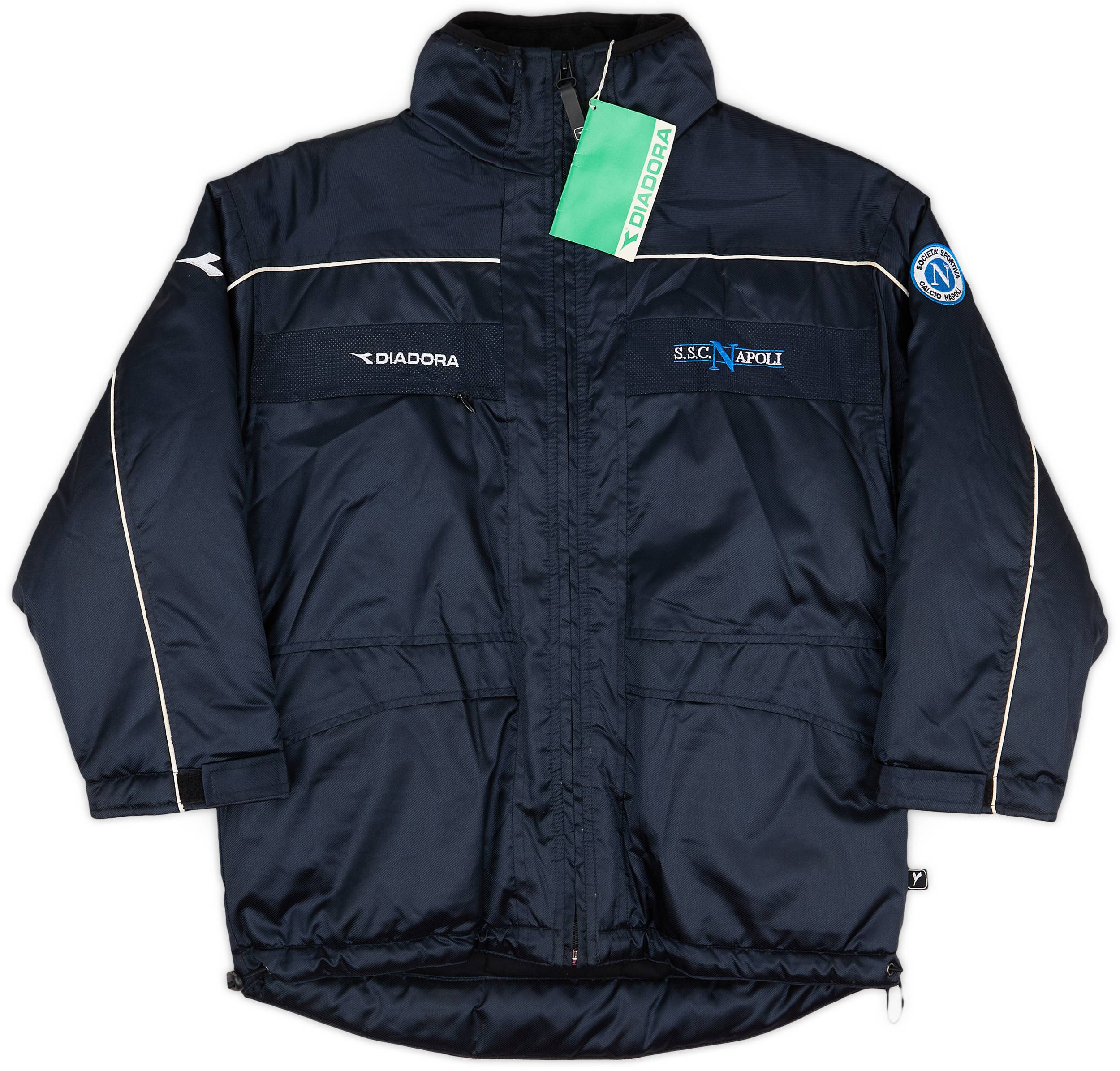 2000-01 Napoli Diadora Padded Bench Coat (S.Boys)