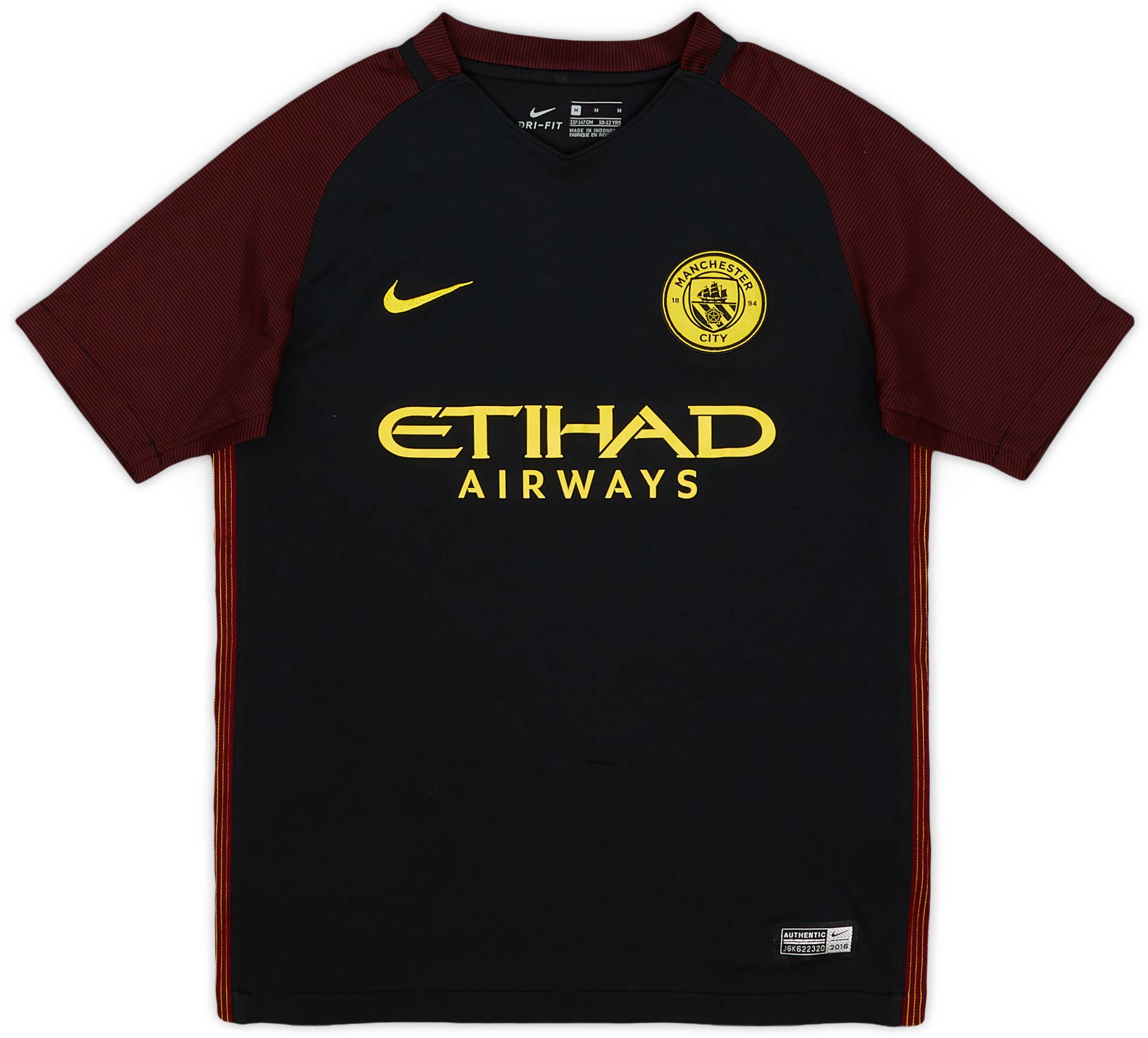 2016-17 Manchester City Away Shirt - 7/10 - (M.Boys)