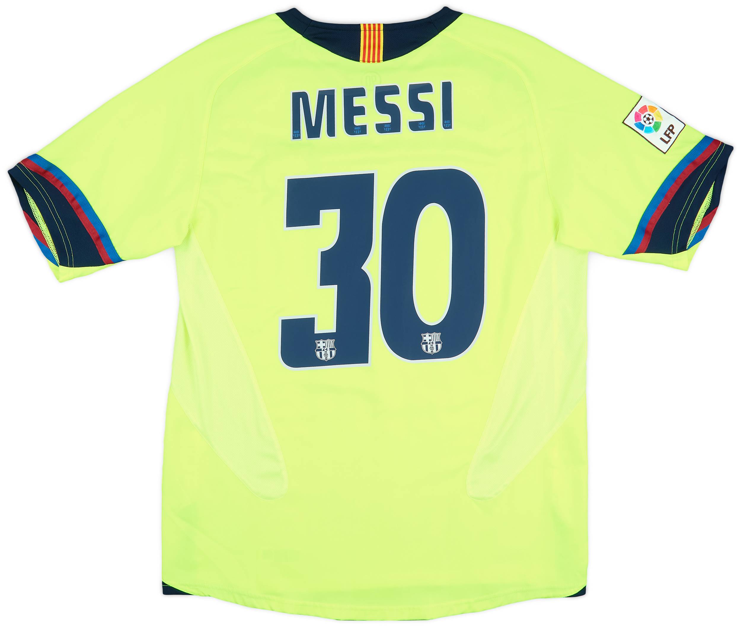 2005-06 Barcelona Away Shirt Messi #30 - 8/10 - (L)