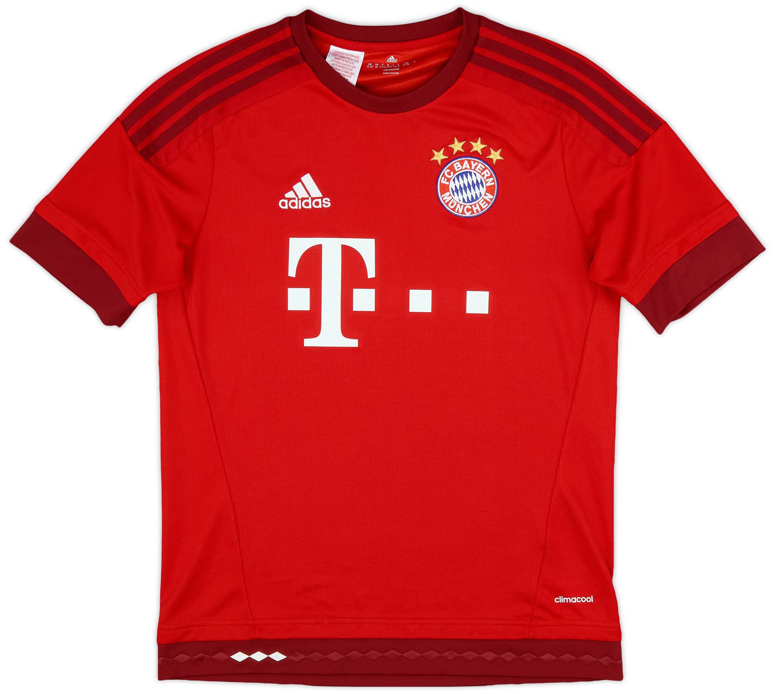 2015-16 Bayern Munich Home Shirt - 9/10 - (XL.Boys)