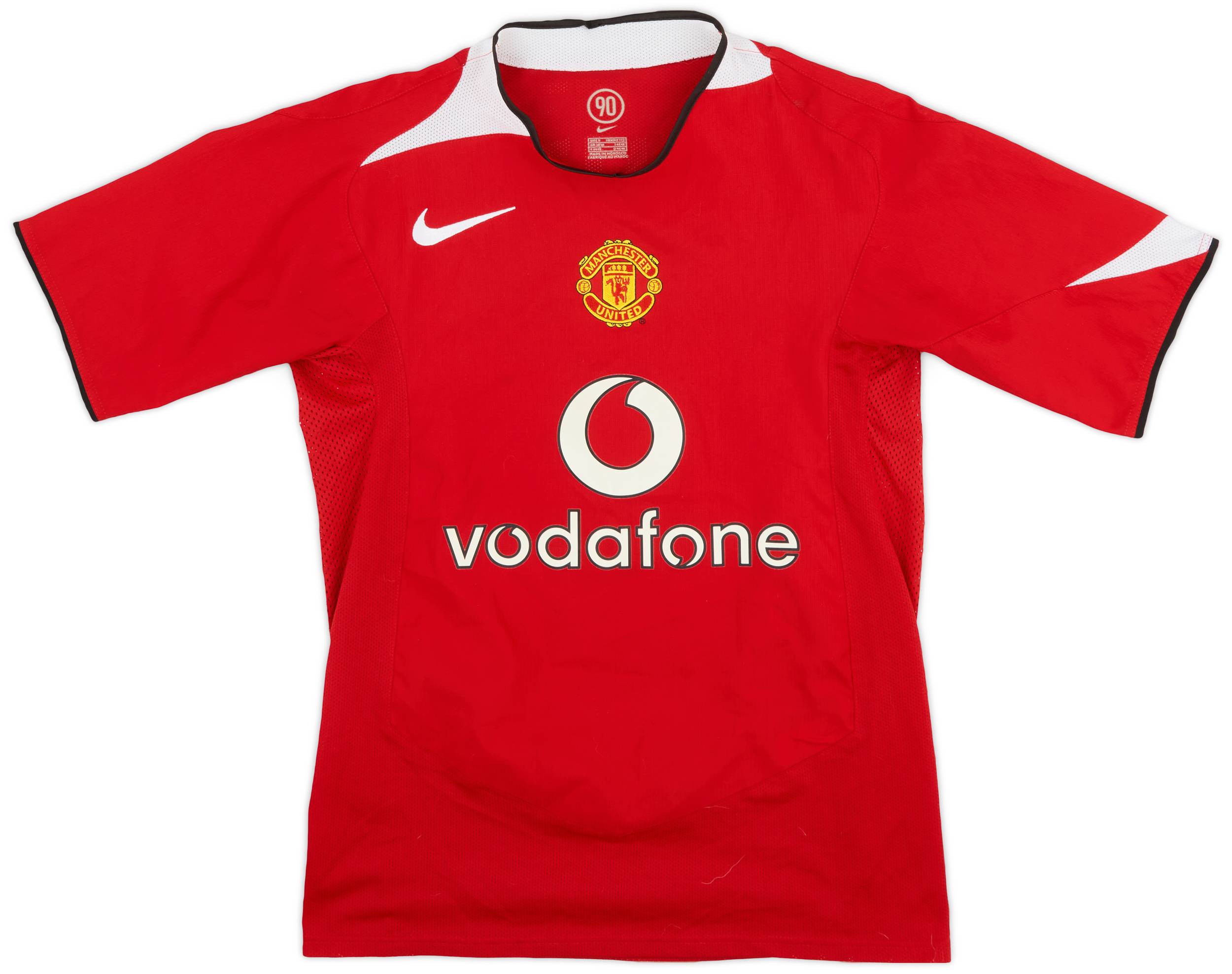 Manchester United Smith 14 マンチェスターユナイテッド Manchester United 2004-2006 Home Long Sleeve Shirt #14 Alan