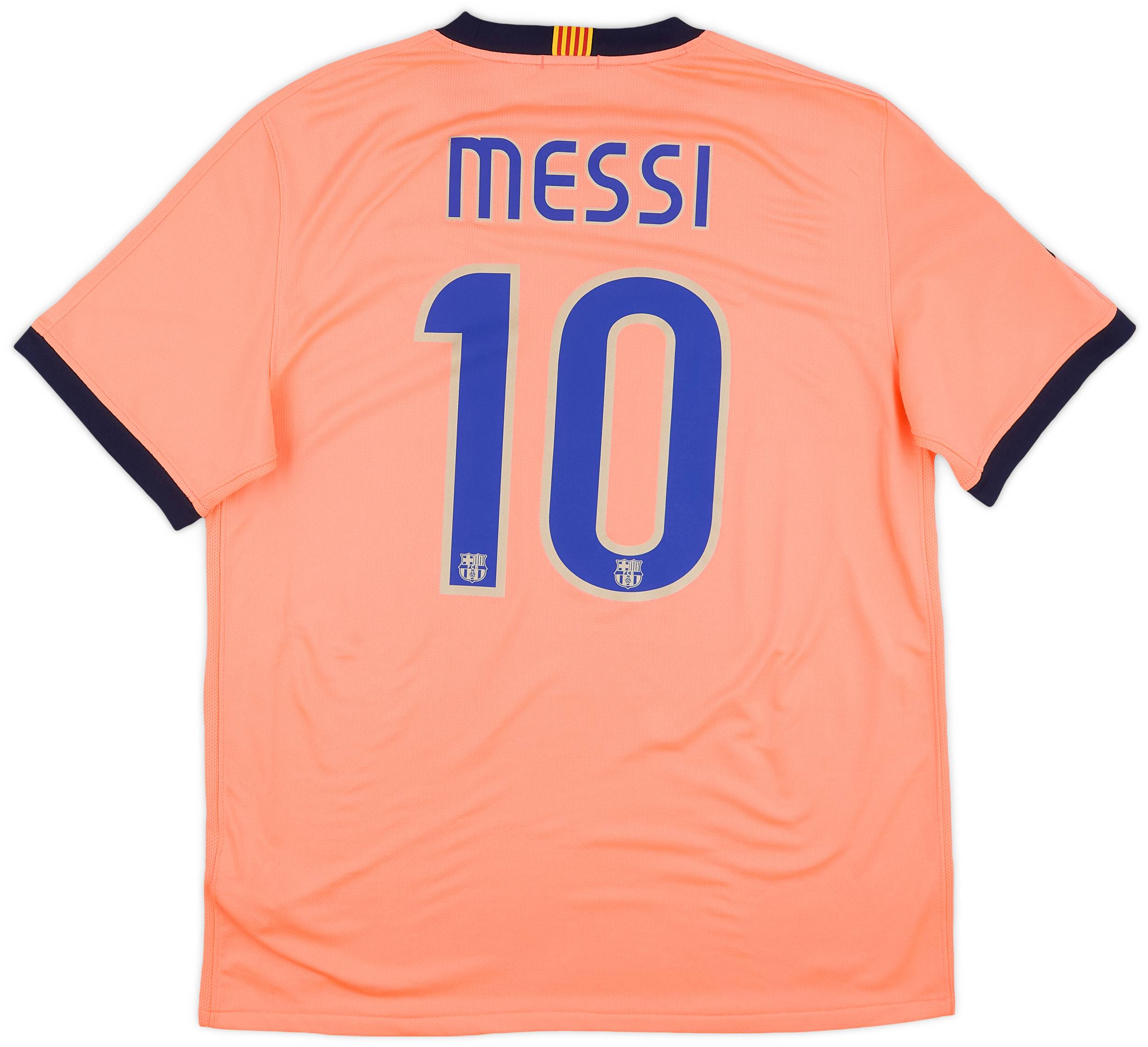 2009-10 Barcelona Away Shirt Messi #10 - 9/10 - (L)