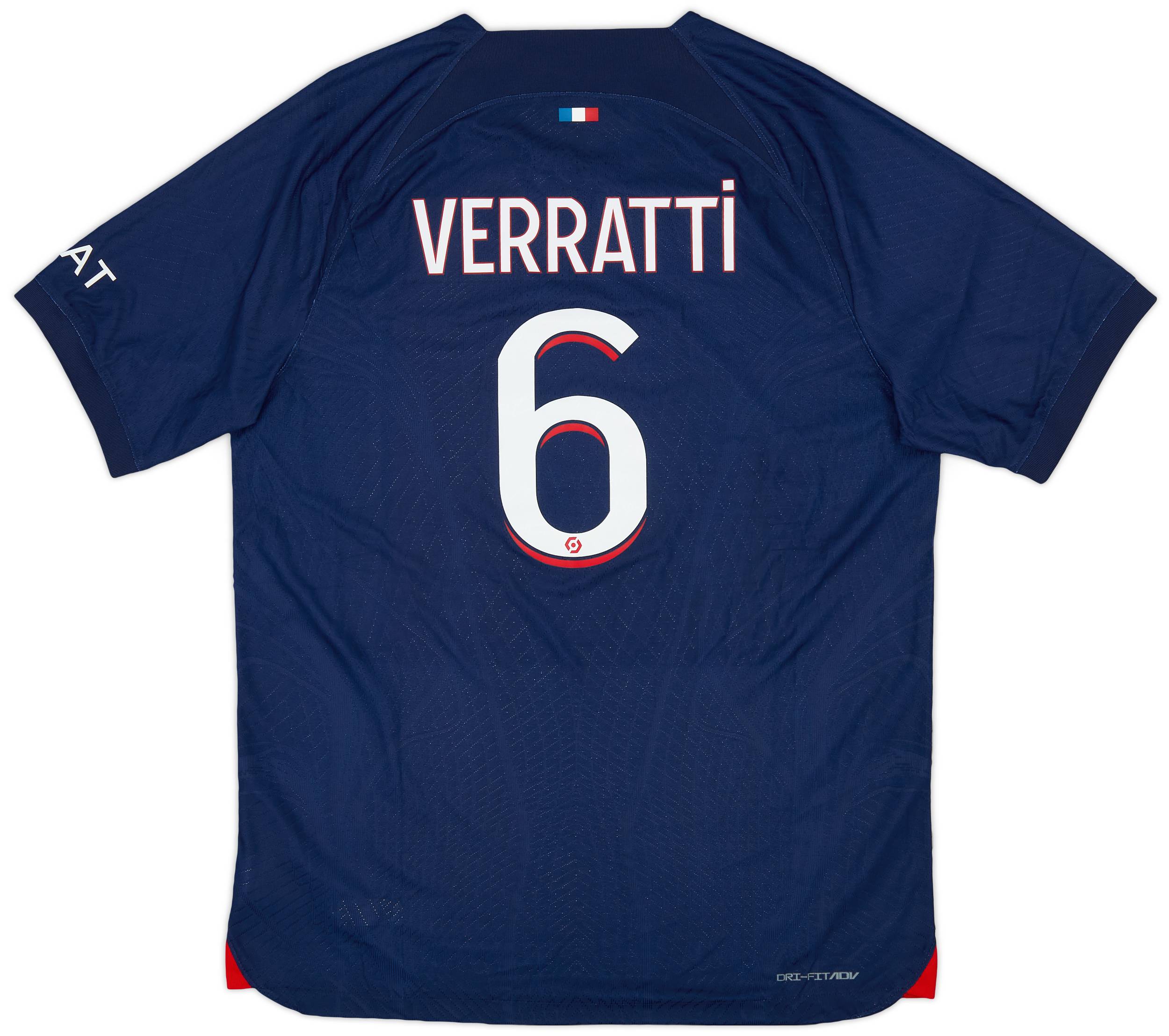 2023 24 Paris Saint Germain Authentic Home Shirt Verratti 6 L