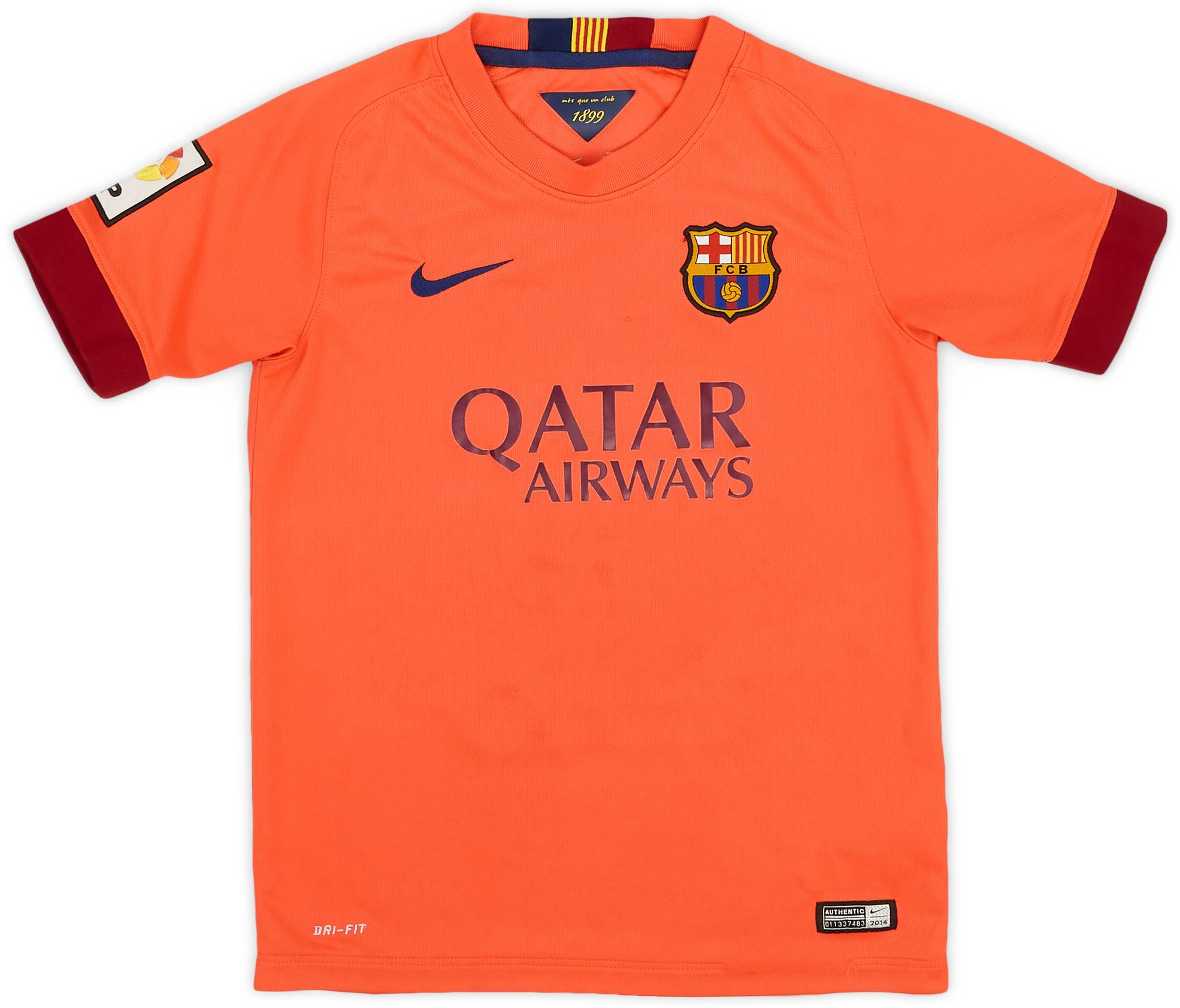 2014-15 Barcelona Away Shirt - 6/10 - (M.Boys)