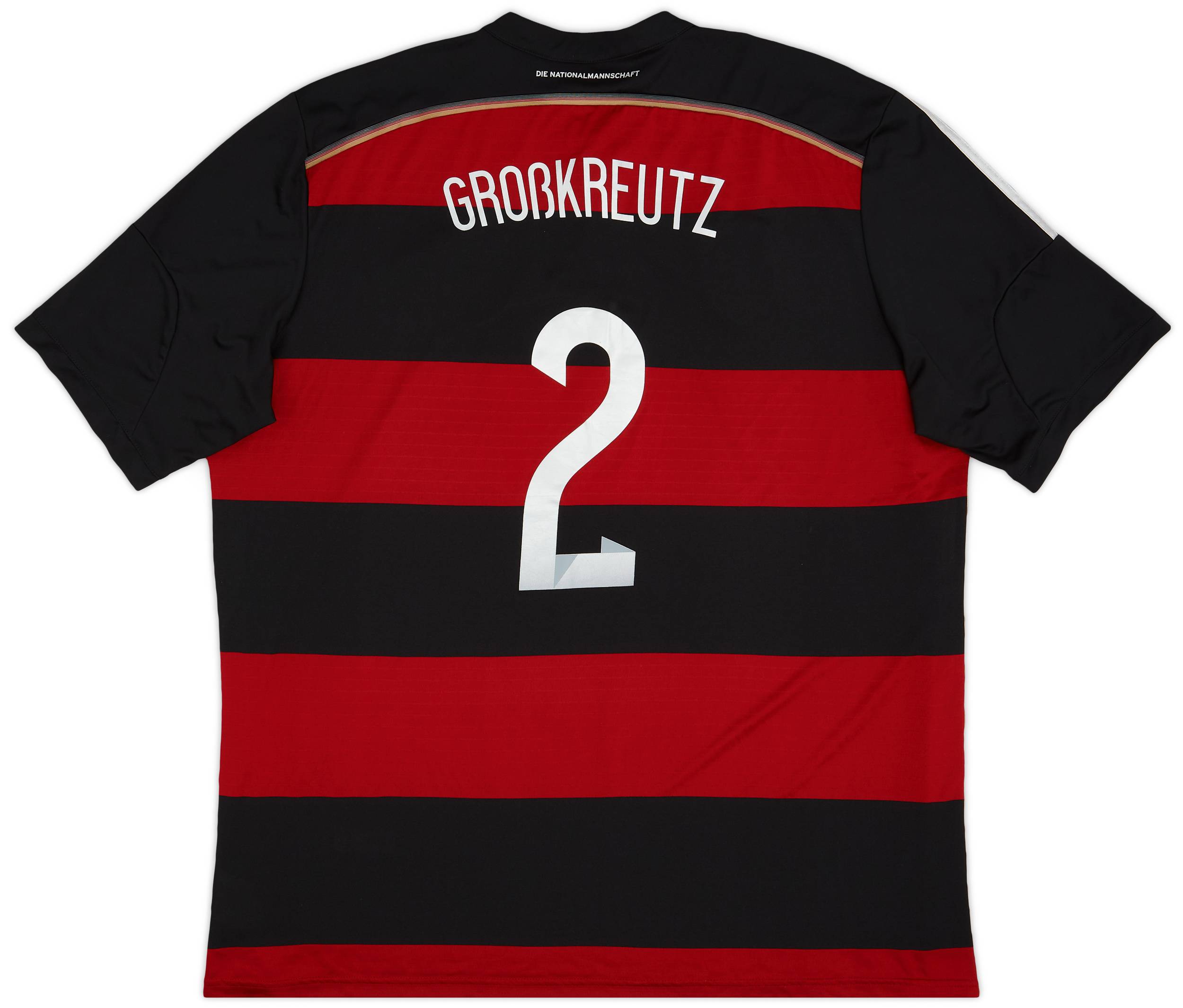 2014-15 Germany Away Shirt Grosskreutz #2 - 9/10 - (3XL)
