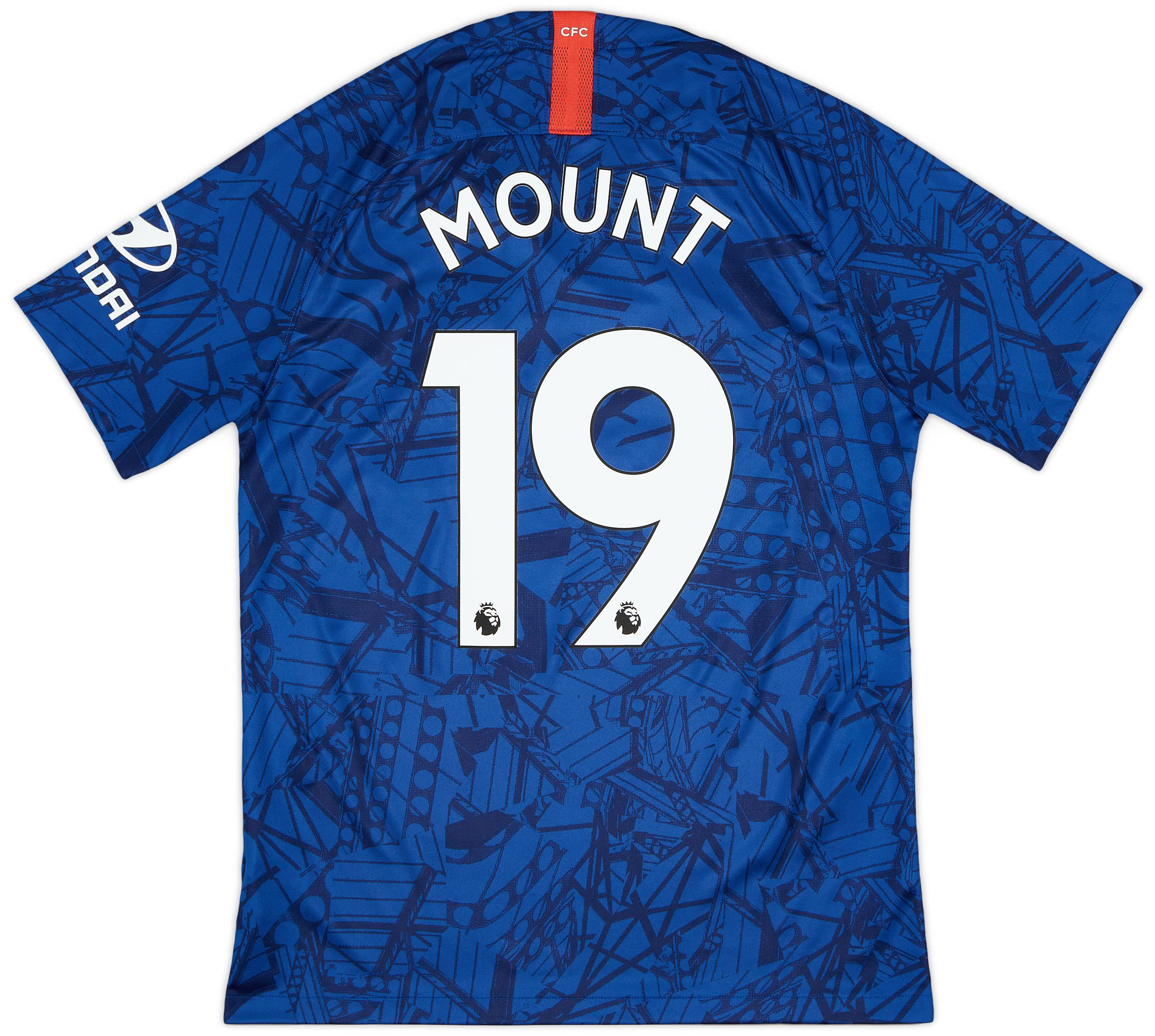 2019-20 Chelsea Home Shirt Mount #19 - 9/10 - (M)
