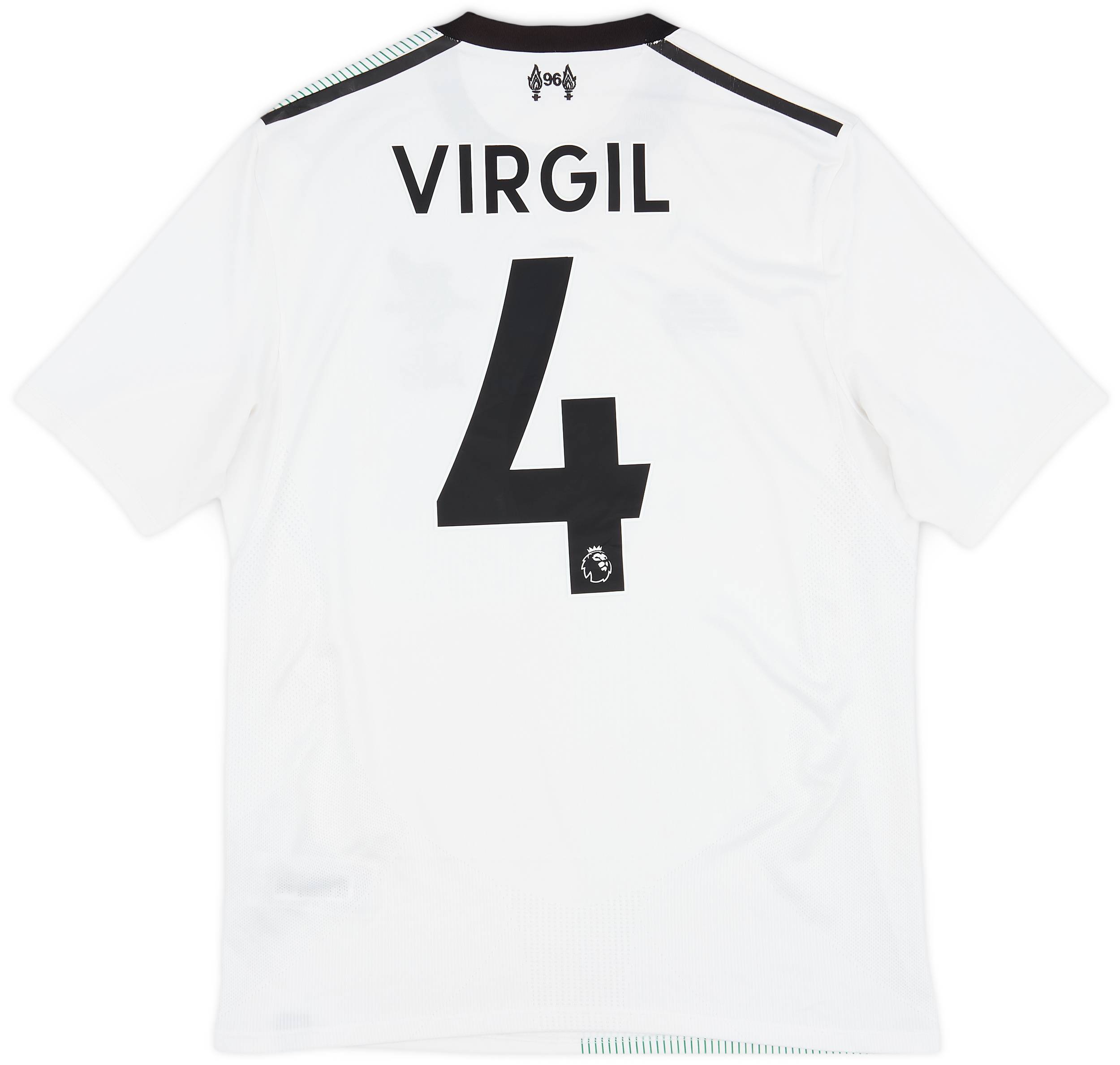 2017-18 Liverpool Away Shirt Virgil #4 - 6/10 - (S)