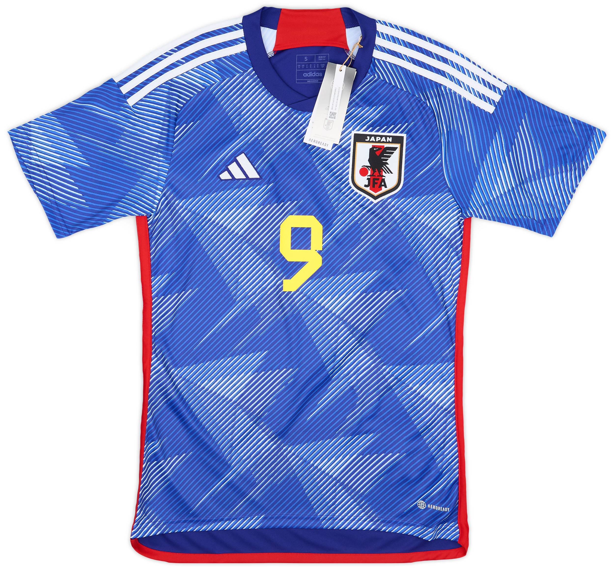 adidas 日本代表 MITOMA 9 シャツ adidas Soccer Japan National Team Uniform 2022 #9 Kaoru