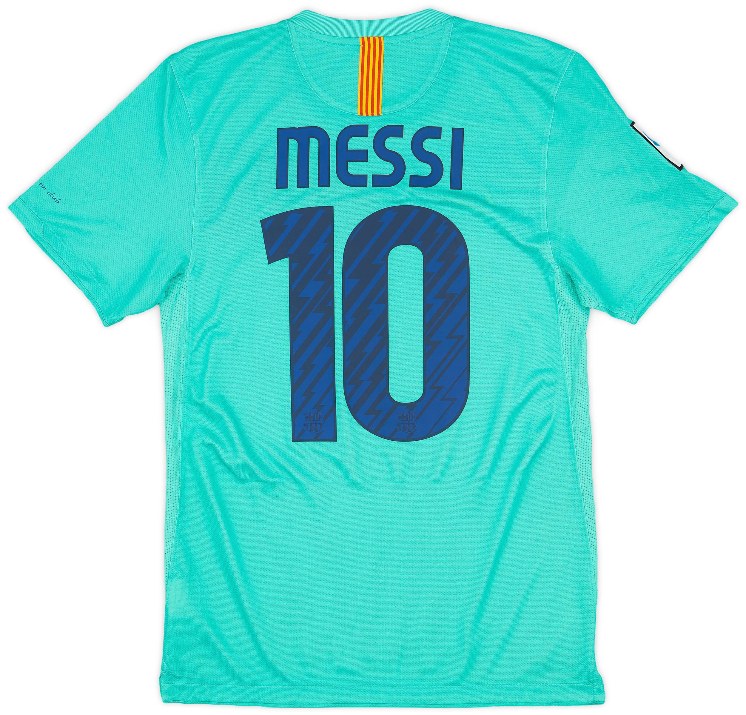 2010-11 Barcelona Away Shirt Messi #10 - 5/10 - (S)