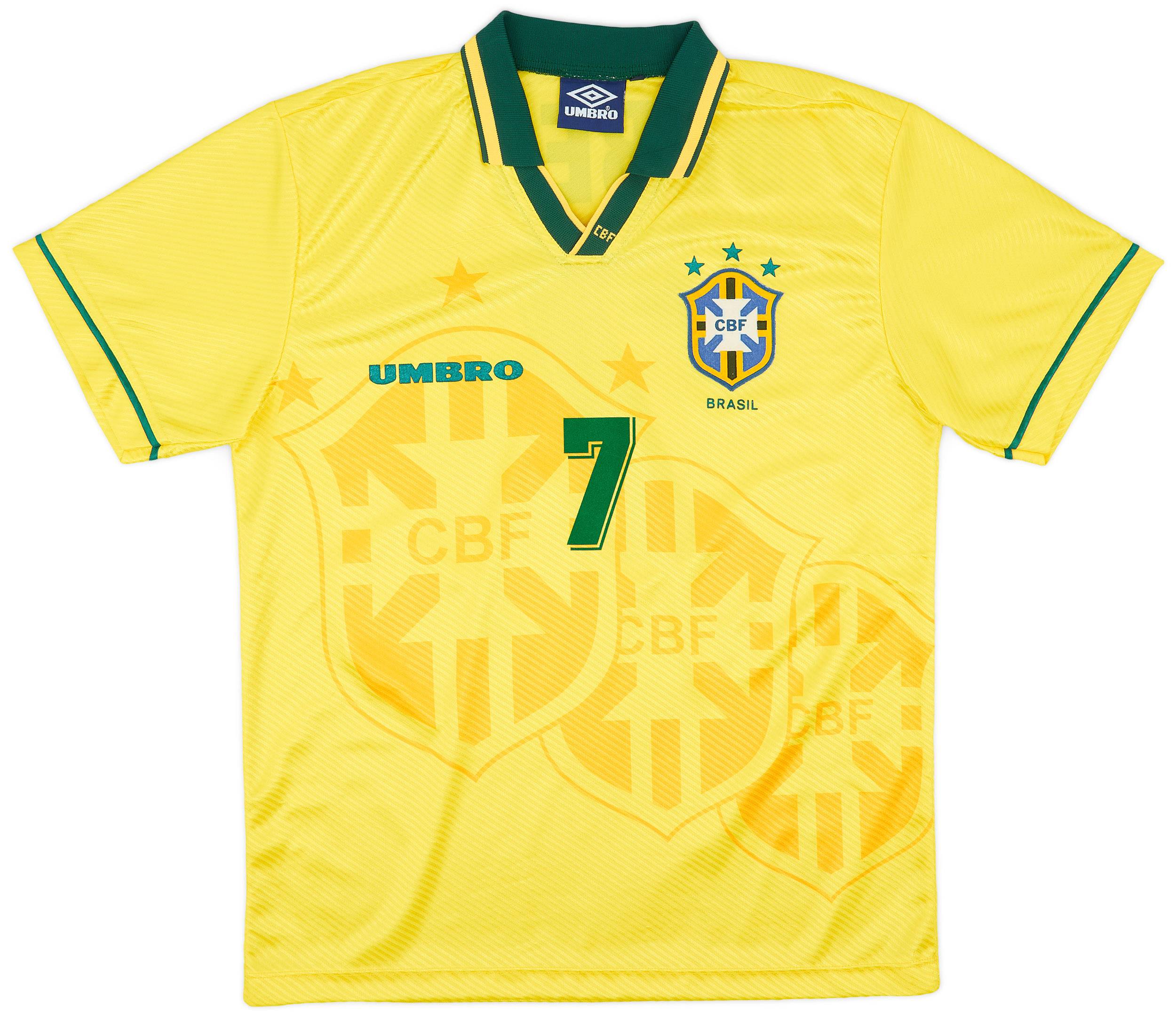UMBRO 94年　ブラジル代表　7番　Bebeto べベット　ゲームシャツ UMBRO 94年 ブラジル代表 7番 Bebeto べベット ゲームシャツ