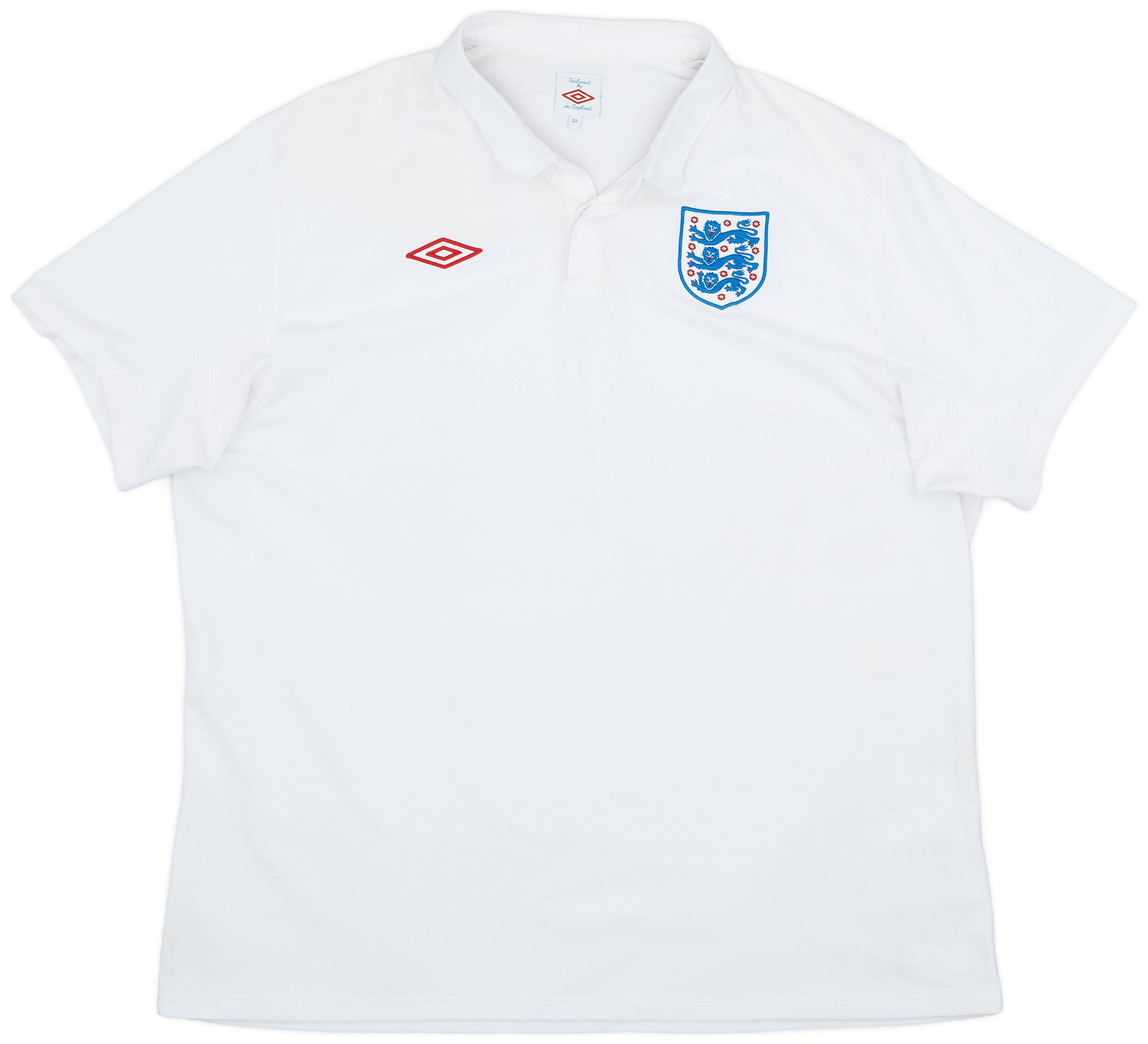 2009-10 England Home Shirt - 8/10 - (3XL)