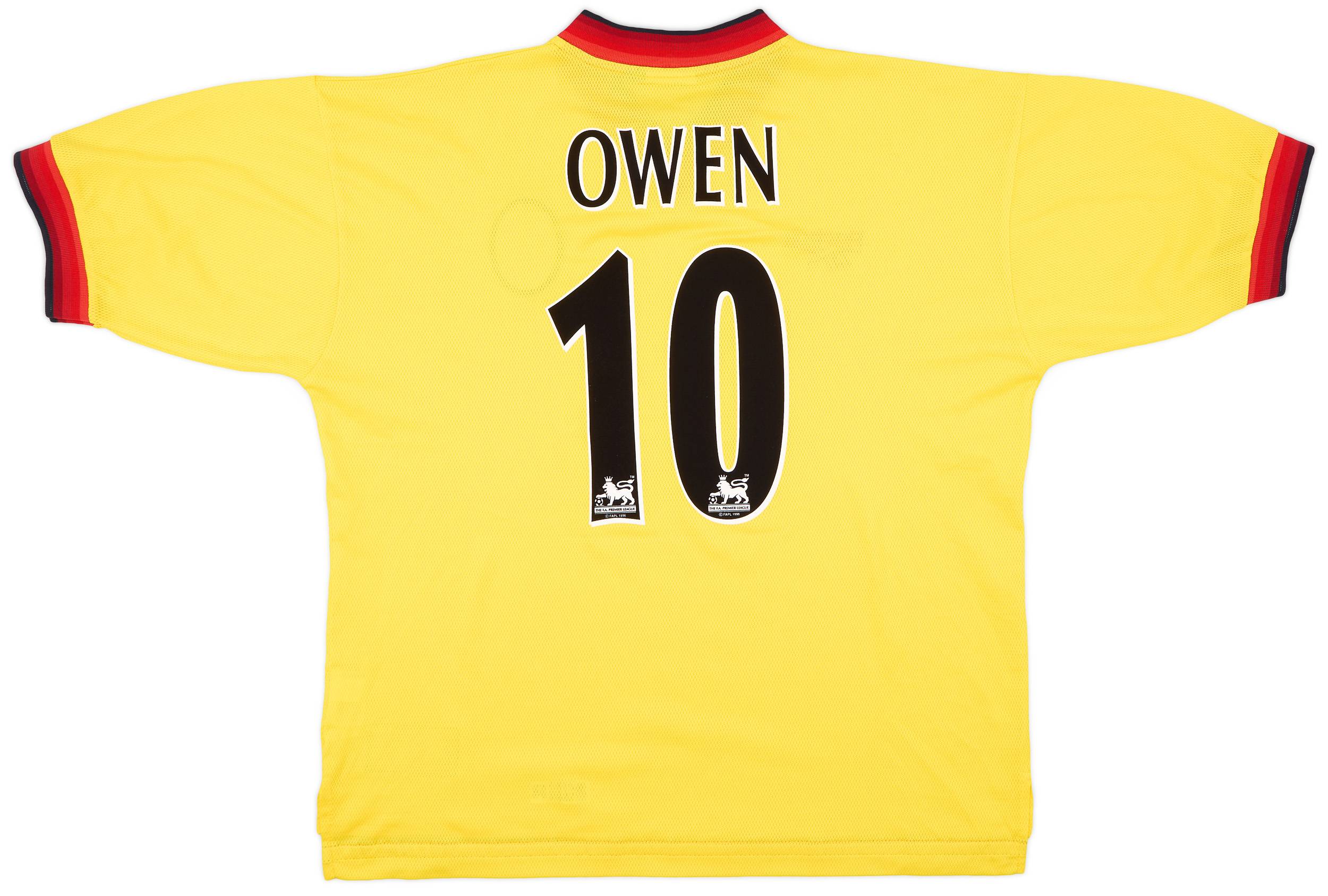 1997-99 Liverpool Away Shirt Owen #10 - 9/10 - (XL)