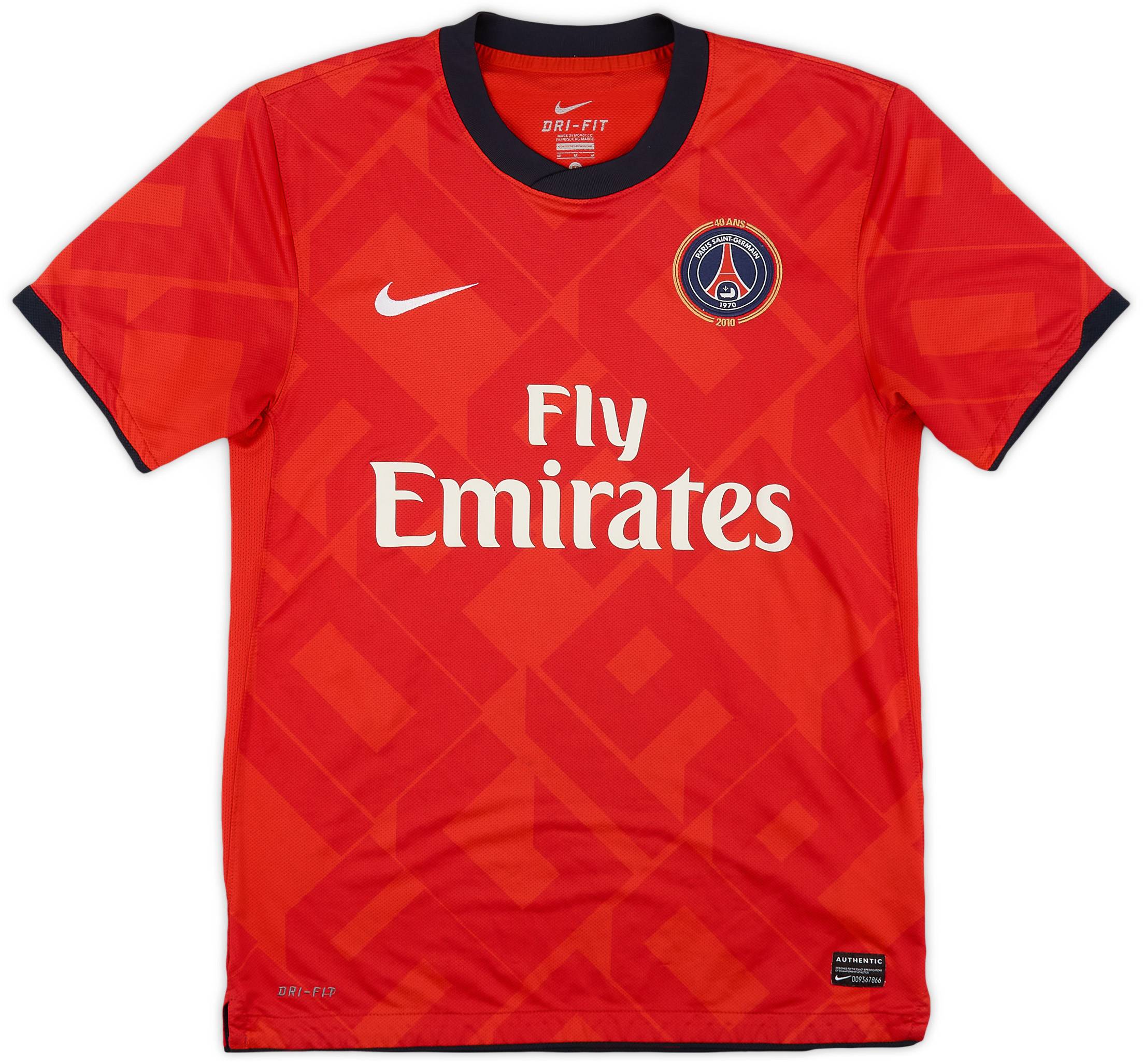 2010-12 Paris Saint-Germain '40 ANS' Home/Third Shirt - 6/10 - (M)