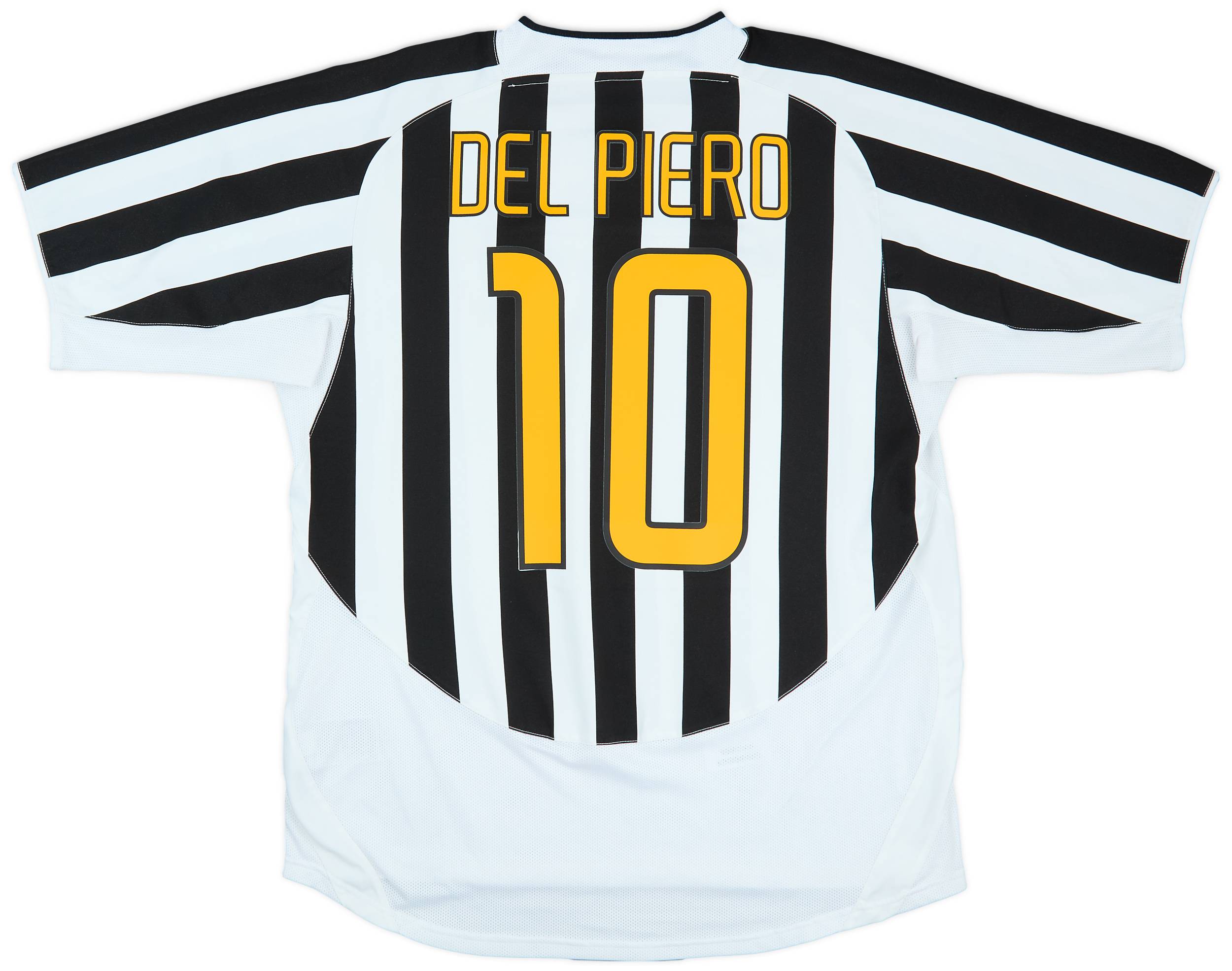 2003-04 Juventus Home Shirt Del Piero #10 - 7/10 - (XL)