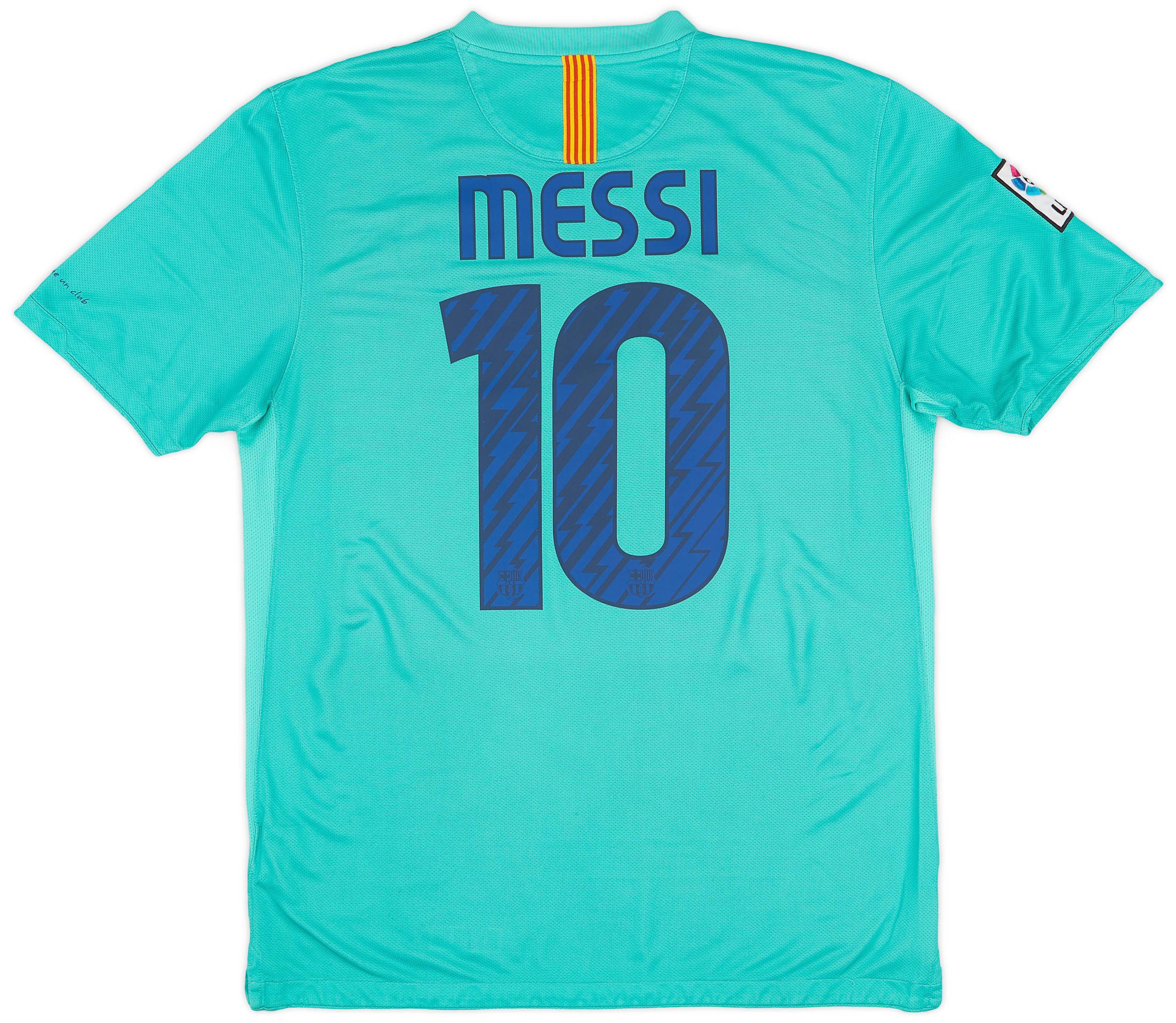 2010-11 Barcelona Away Shirt Messi #10 - 5/10 - (L)