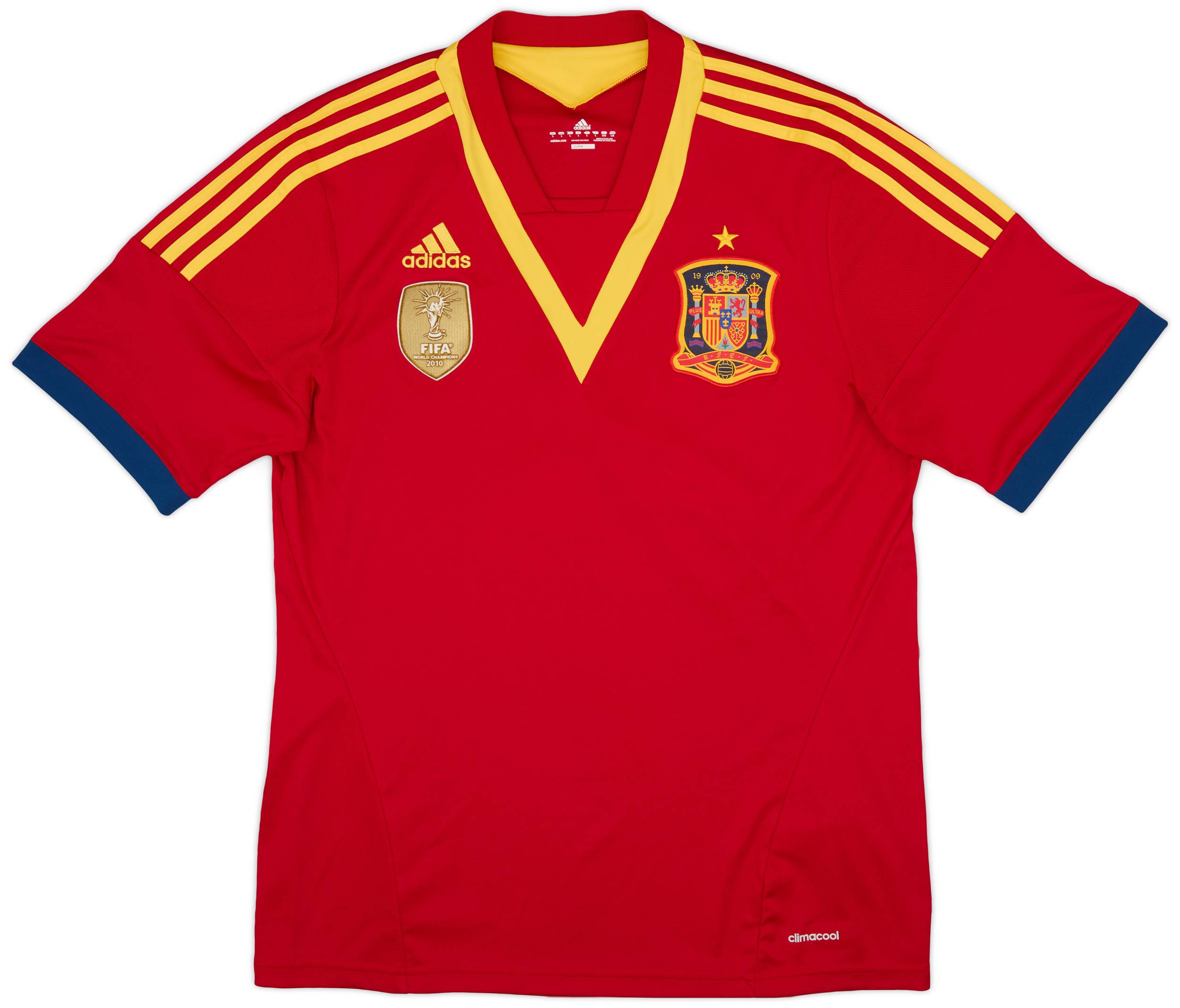2013 Spain Confederation Cup Home Shirt - 10/10 - (L)