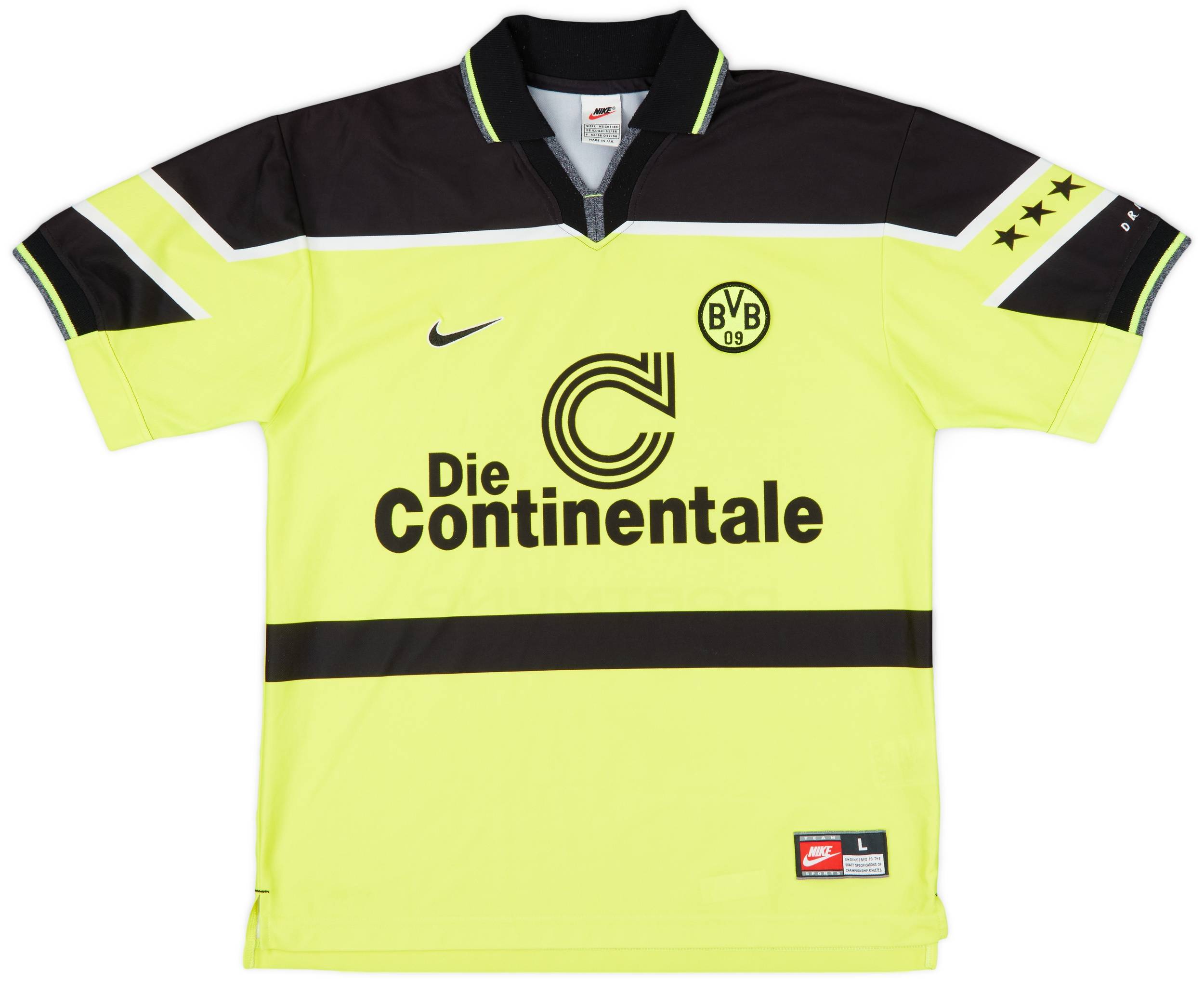 （お得な特別割引価格） 1997-98 Borussia Dortmund Home Shirt - 8/10 - (L) ウェア
