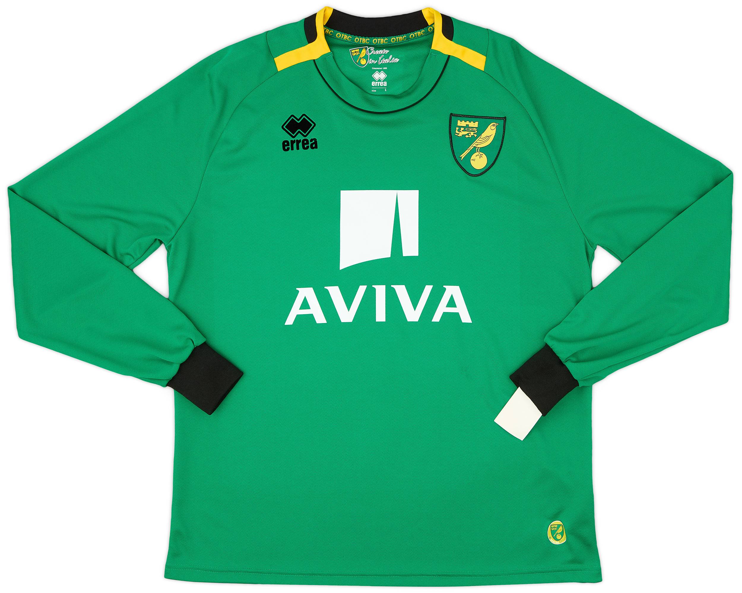 2014-15 Norwich GK Shirt - As New