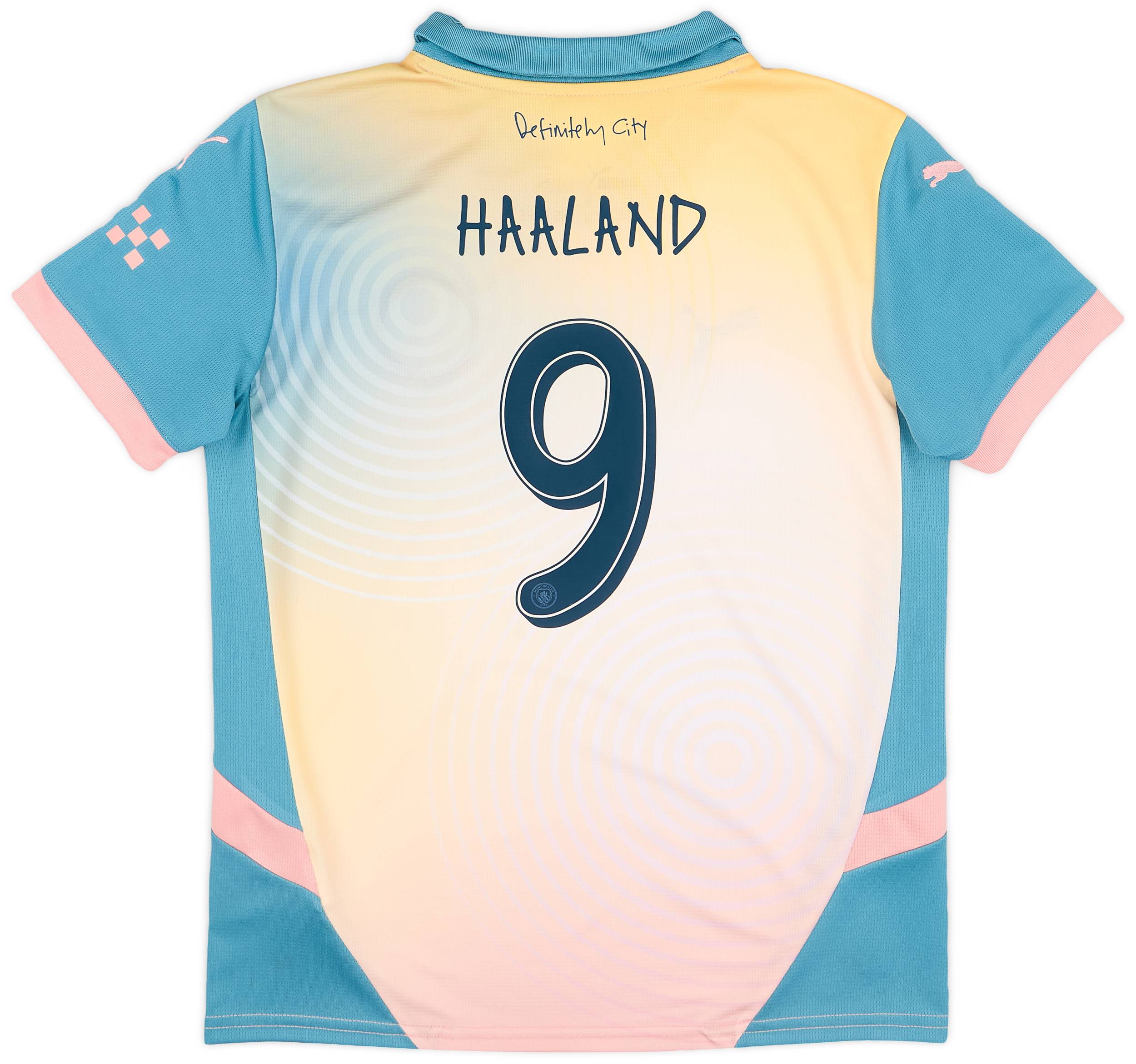 2024-25 Manchester City Fourth Shirt Haaland #9 (KIDS)