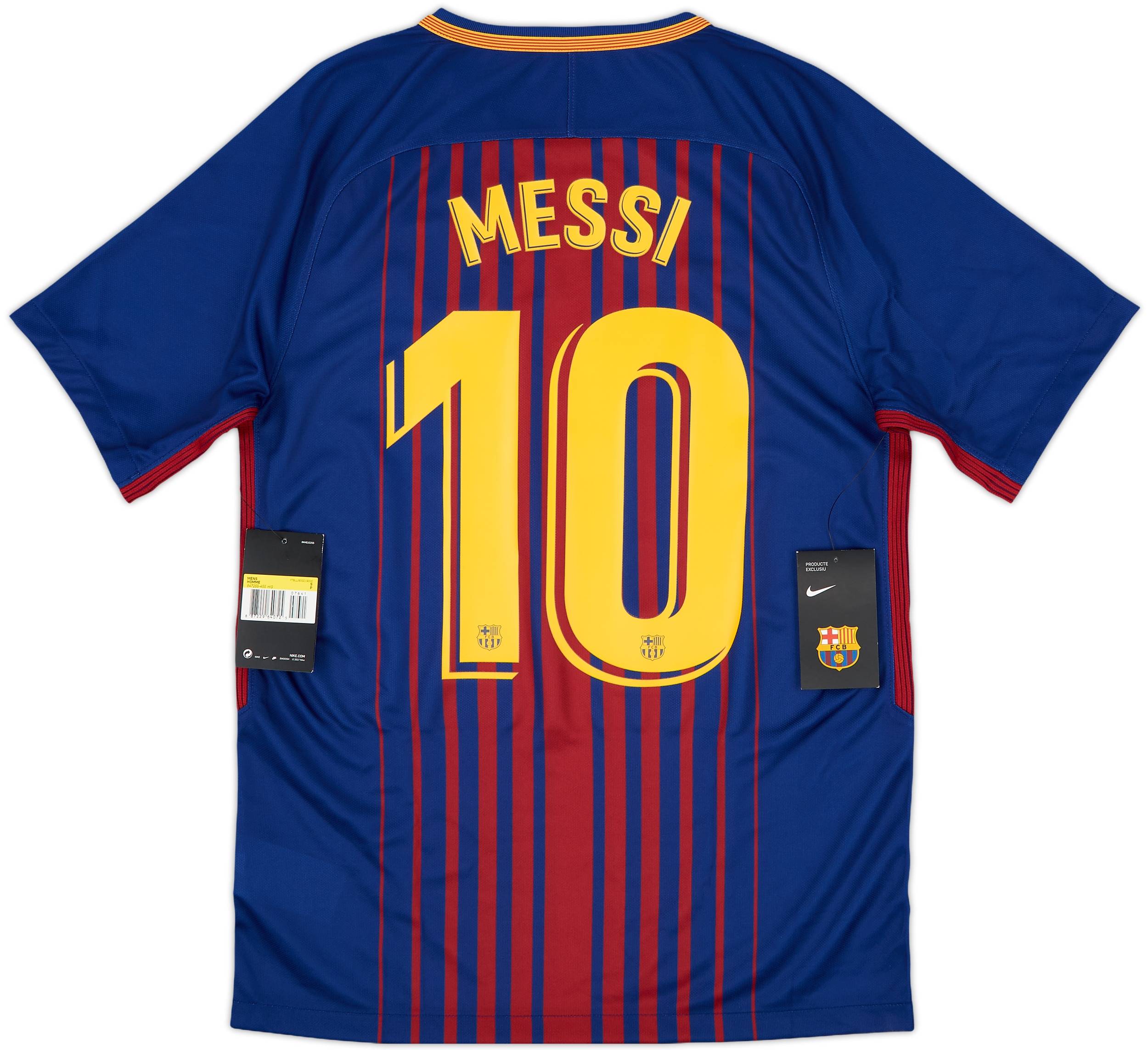 2017-18 Barcelona Home Shirt Messi #10 (S)