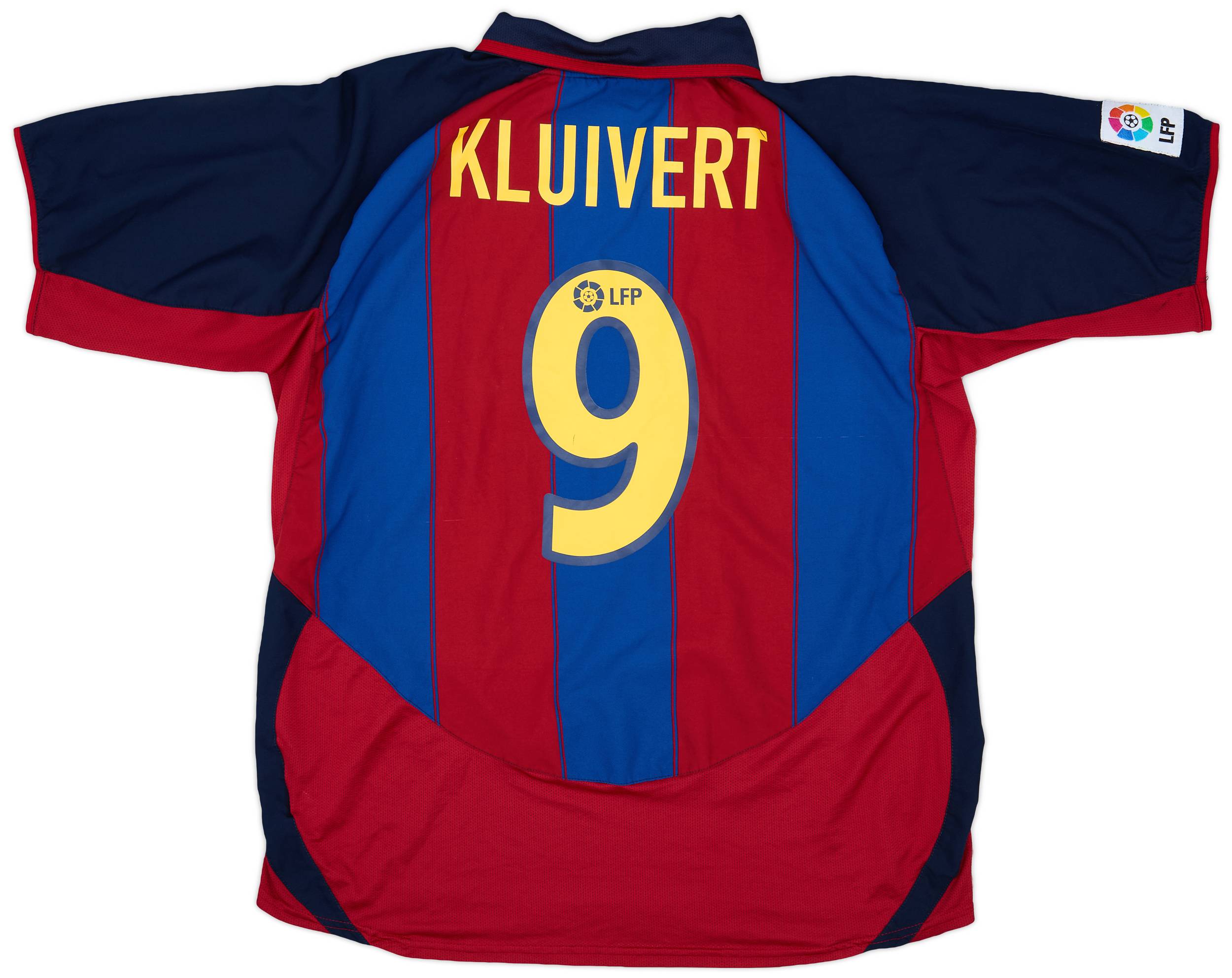 FCバルセロナ KLUIVERT 9番 シャツ KLUIVERT #9 FC BARCELONA JERSEY HOME FOOTBALL SHIRT 2003
