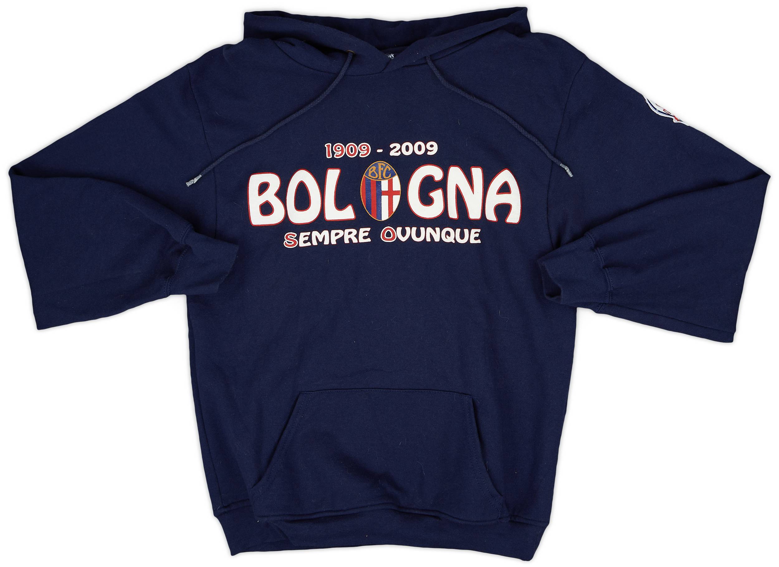 2009-10 Bologna Hooded Sweat Top - 8/10 - (L)