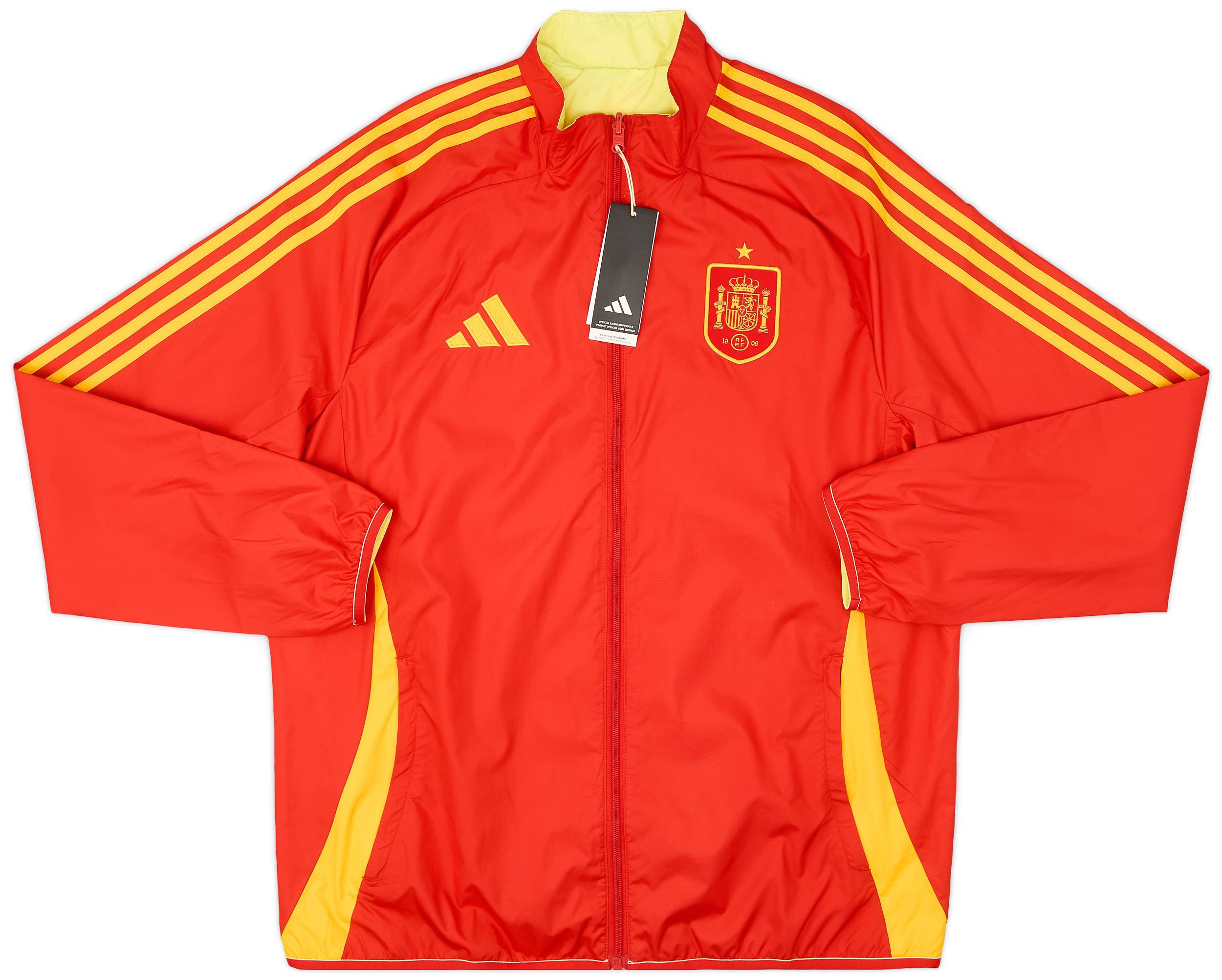 2024-25 Spain adidas Reversible Anthem Jacket 2024-25 Spain adidas Reversible Anthem Jacket