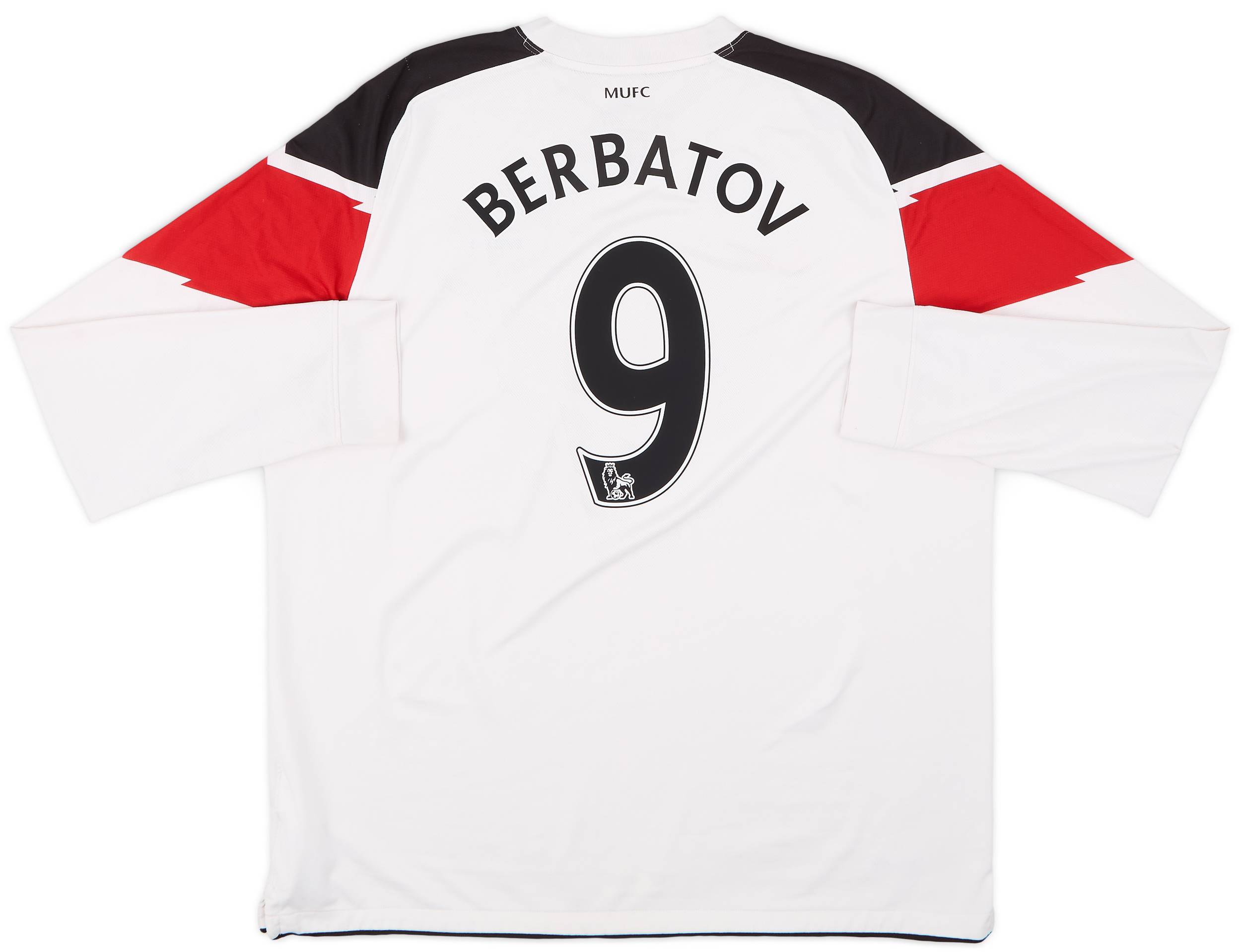 2010-12 Manchester United Away L/S Shirt Berbatov #9 - 6/10 - (XL)