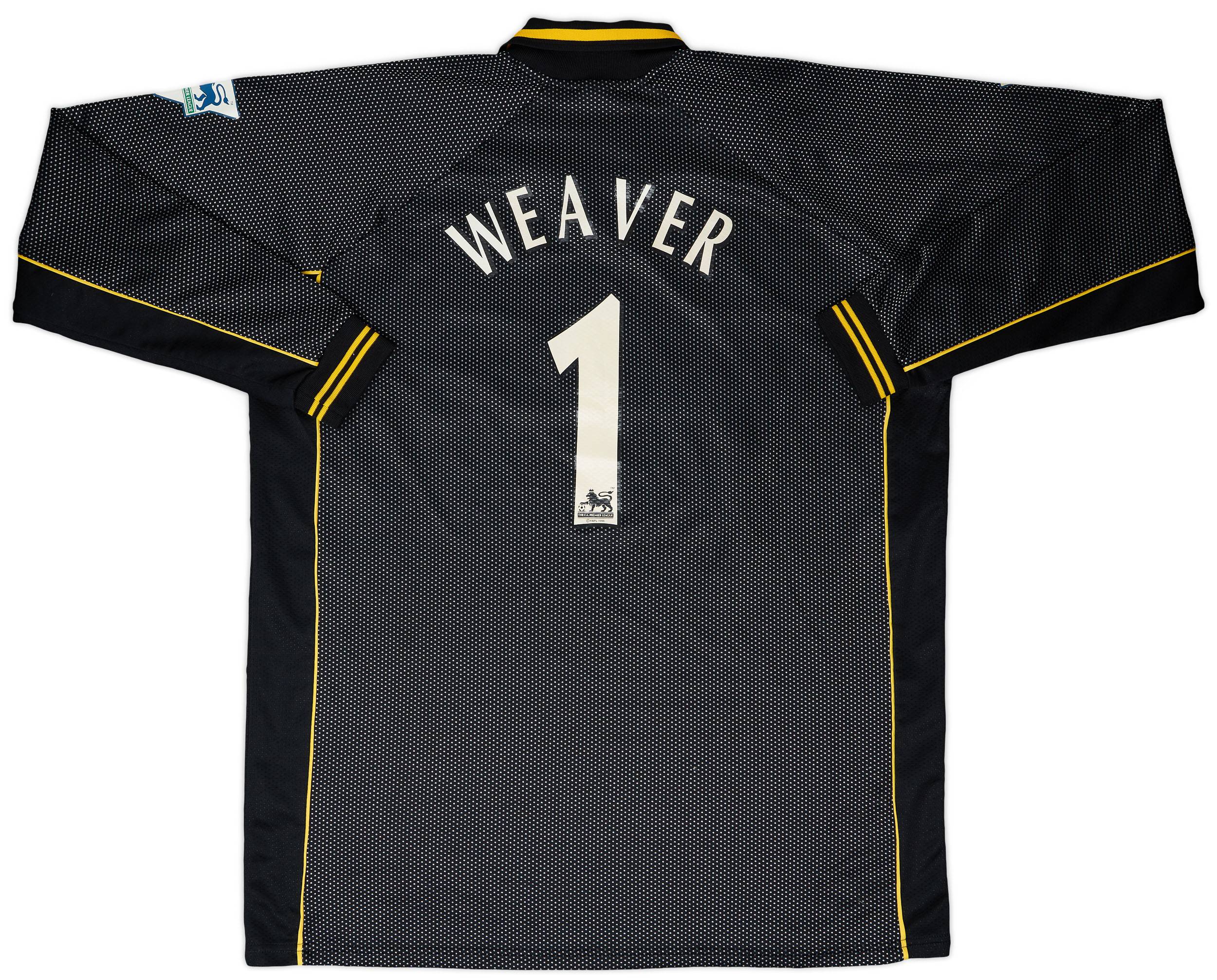 2000-01 Manchester City GK Shirt Weaver #1 - 9/10 - (XXL)