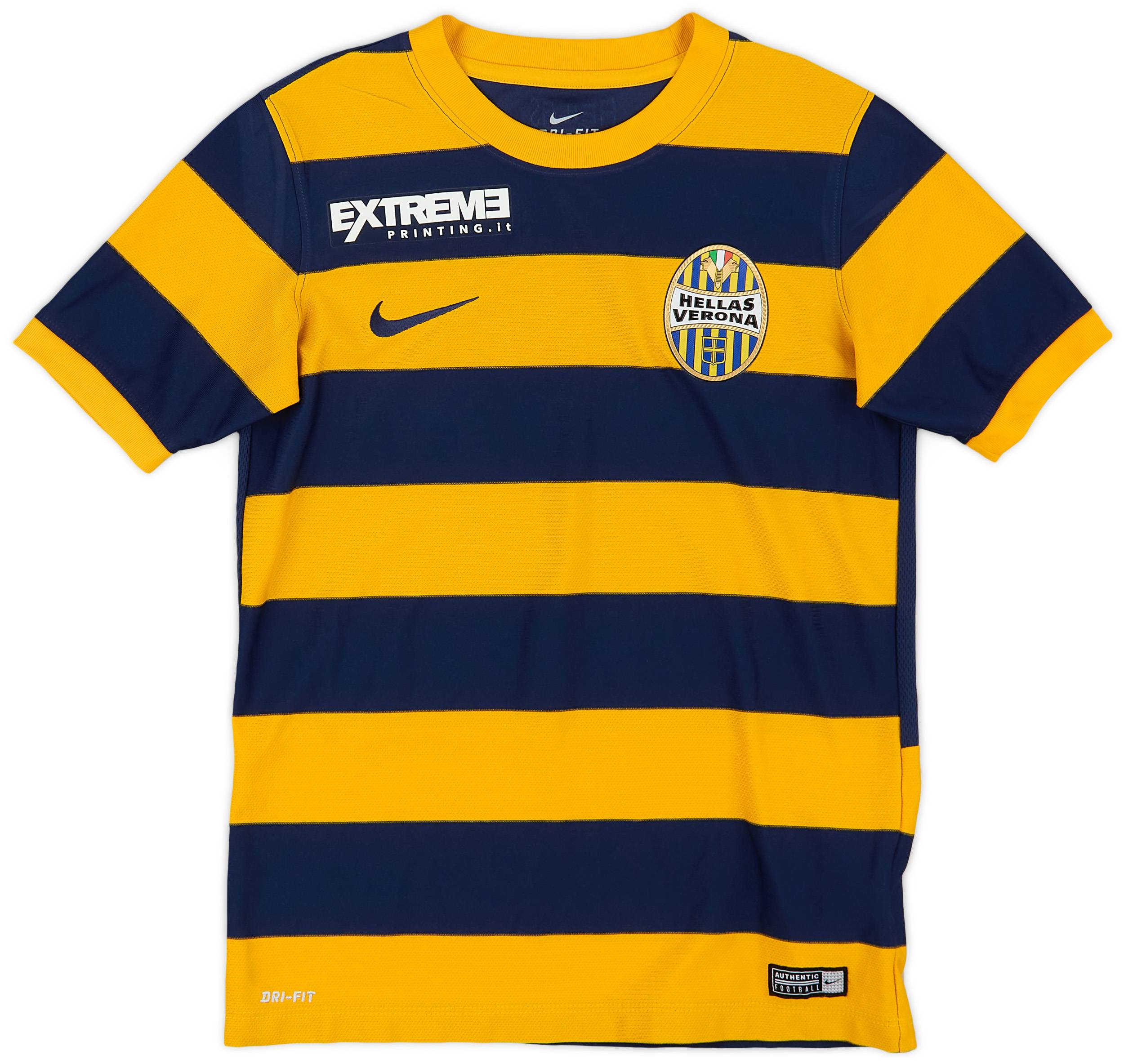 2016-17 Hellas Verona Home Shirt #17 - 8/10 - (M.Boys)