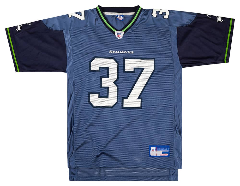 【新品未使用】 現地購入 Reebok NFL SEATTLE SEAHAWKS NFL Reebok Equipment Seattle Seahawks Mens XL Jersey Sewn