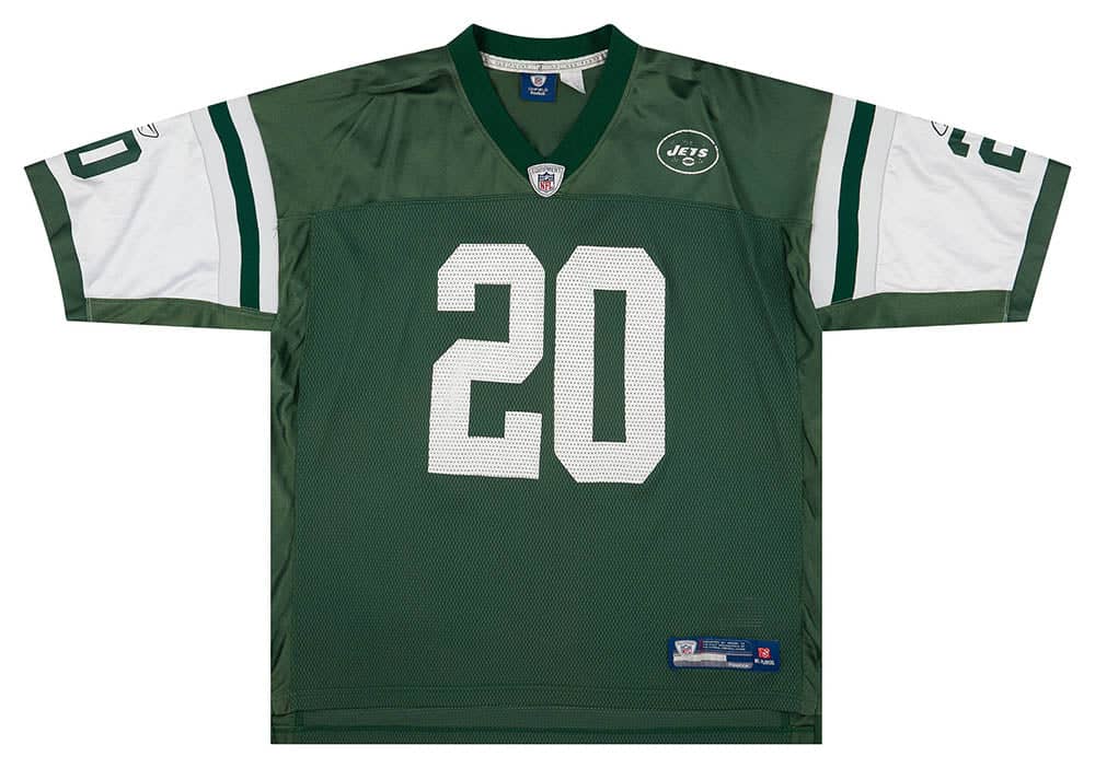 2008-09 New York Jets Jones #20 Reebok On Field Jersey (Home) XXL