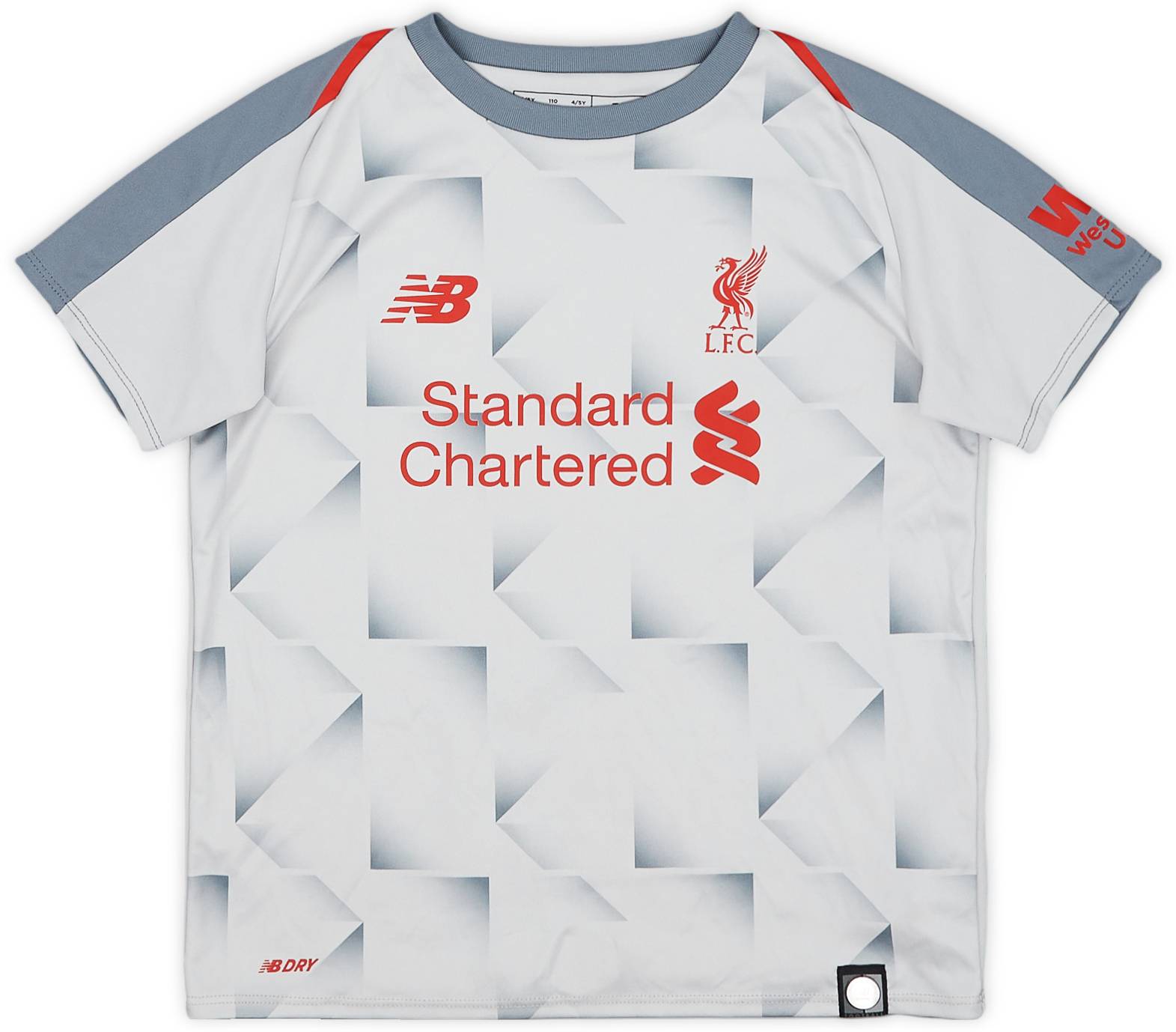 2018-19 Liverpool Third Shirt Virgil #4 - 9/10 - (4-5Y)