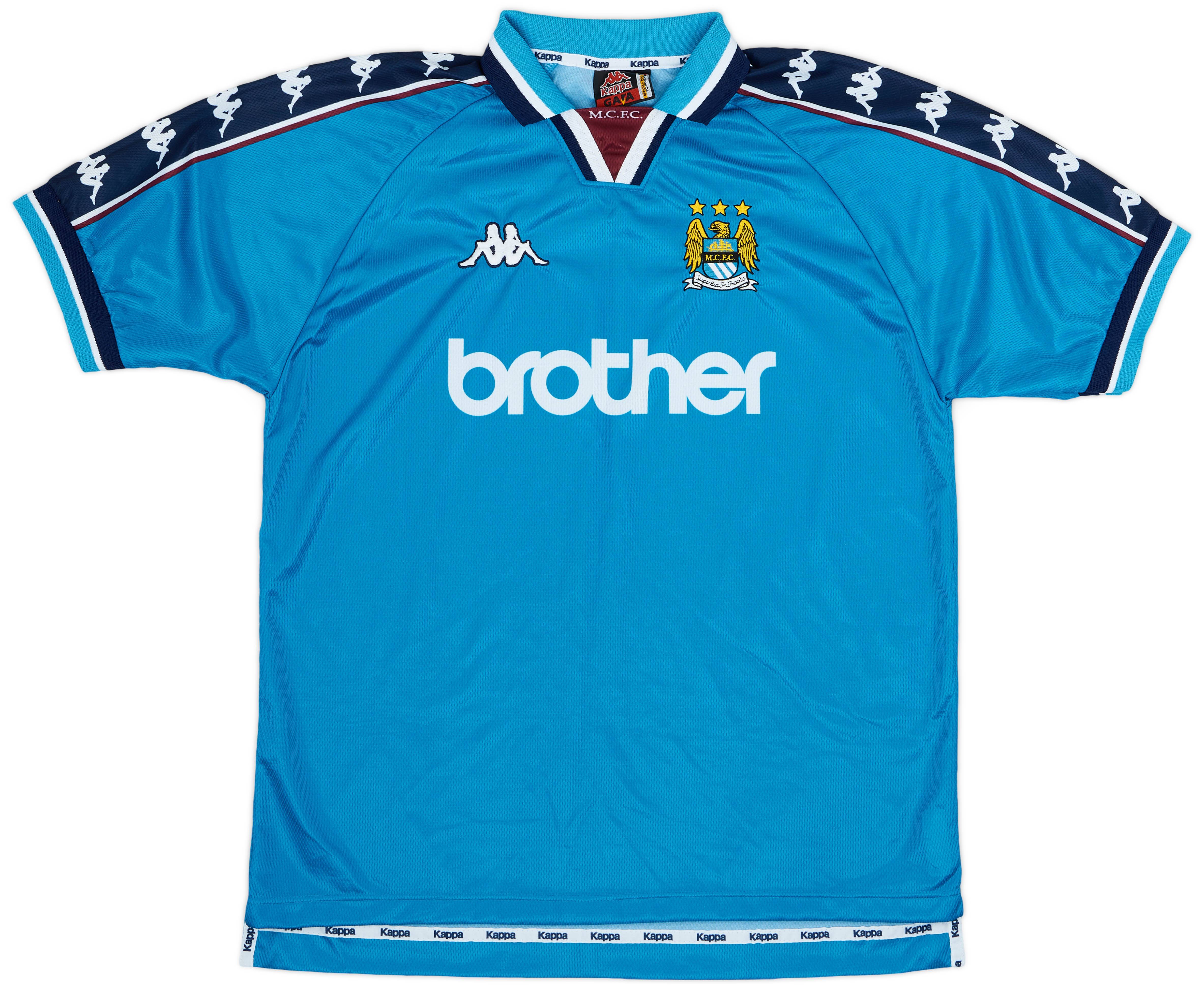 1997-99 Manchester City Home Shirt - 9/10 - (XL)