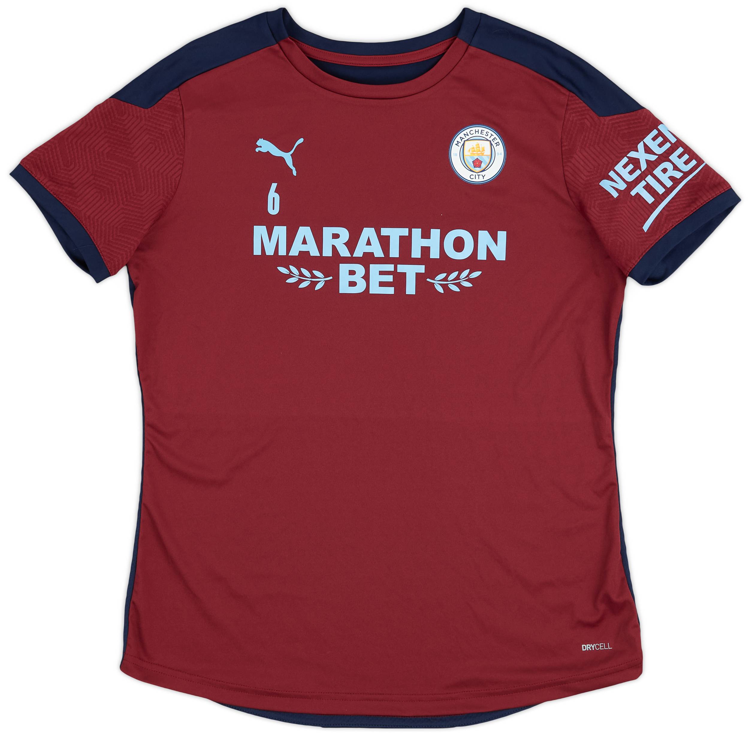 2020-21 Manchester City Player Issue Training Shirt #6 (Houghton) - 9/10 - (Women&#039;s M)