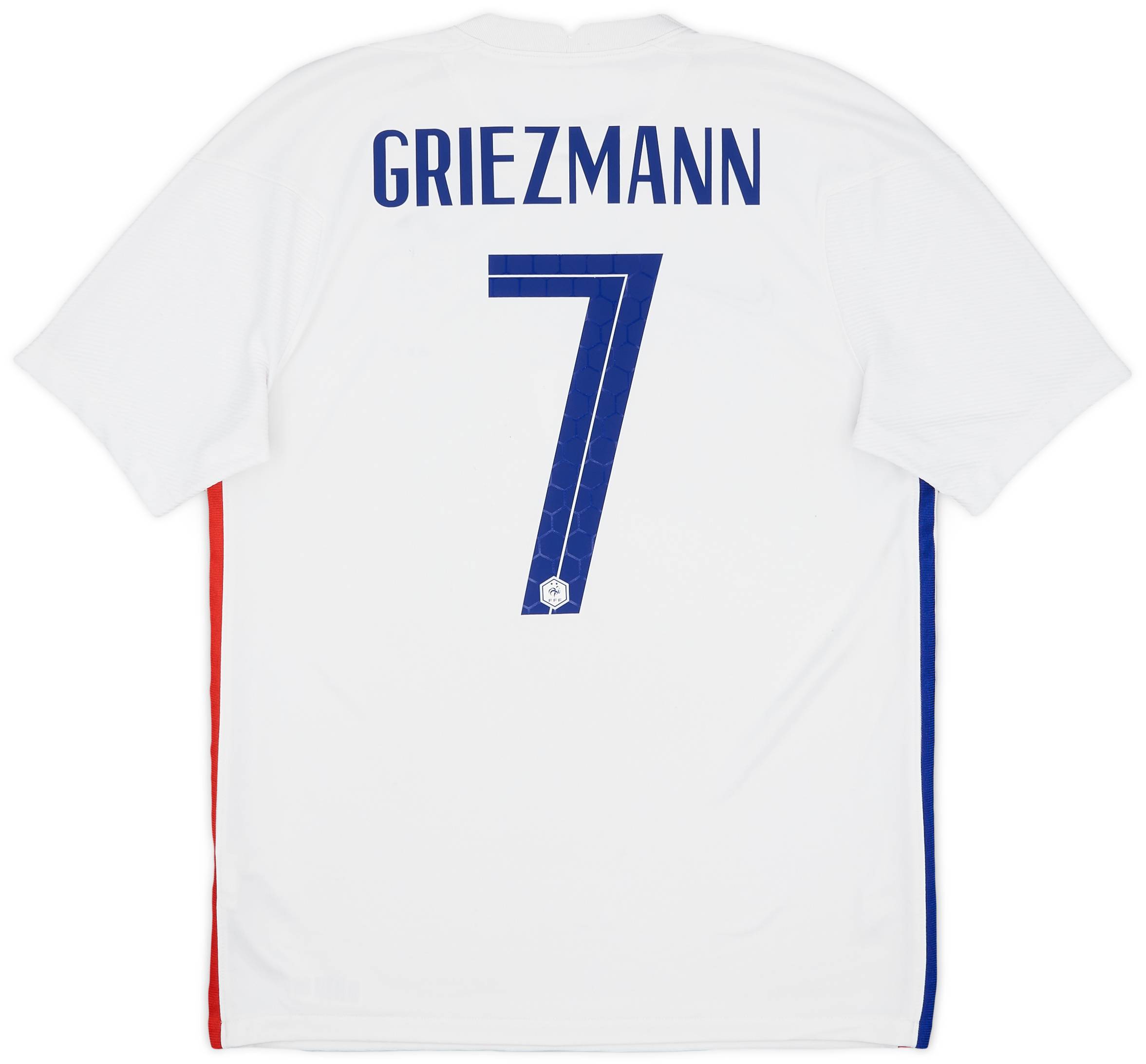 2020-21 France Away Shirt Griezmann #7 - 8/10 - (M)