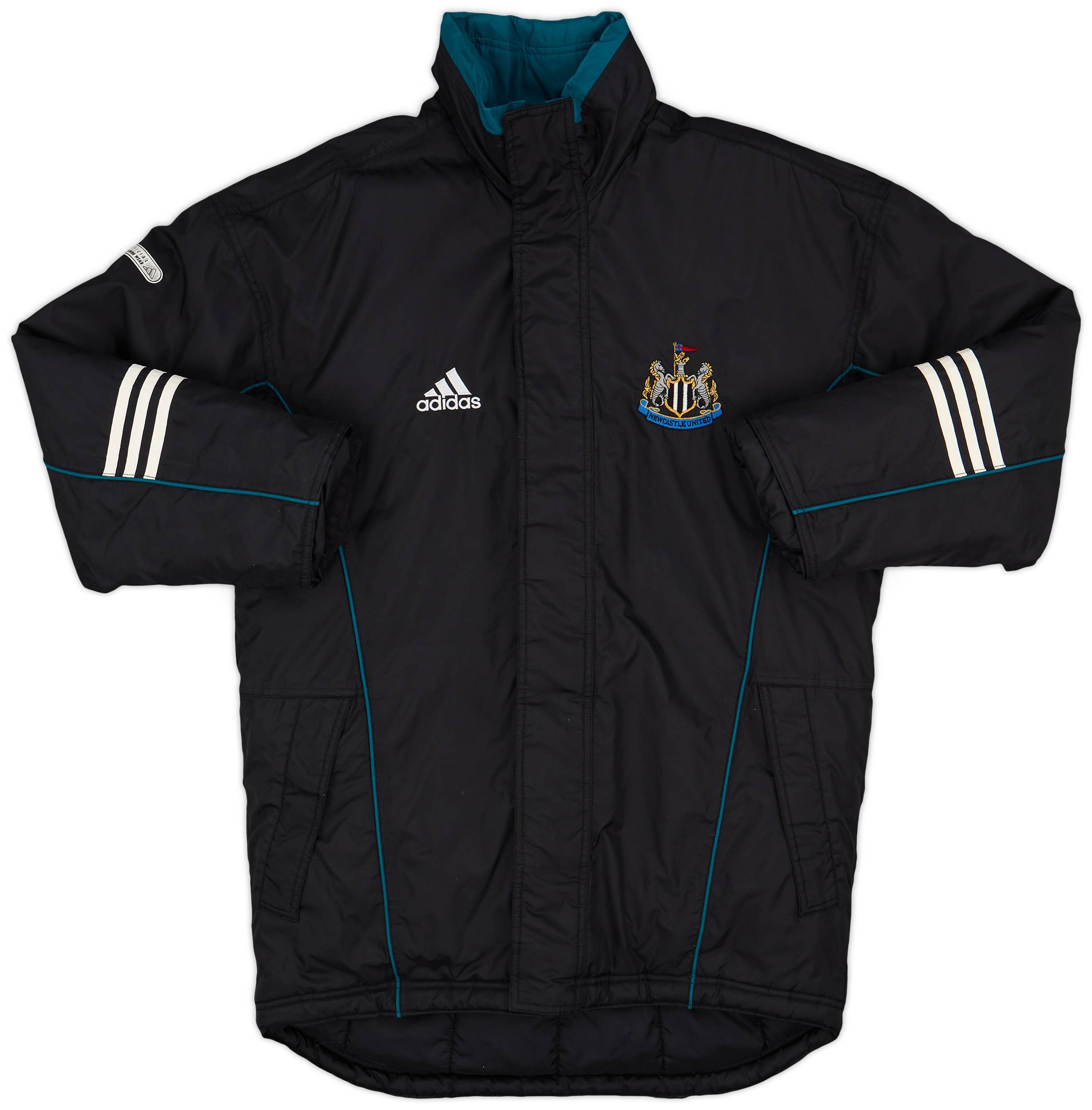1999-00 Newcastle adidas Padded Bench Coat - 6/10 - (S)