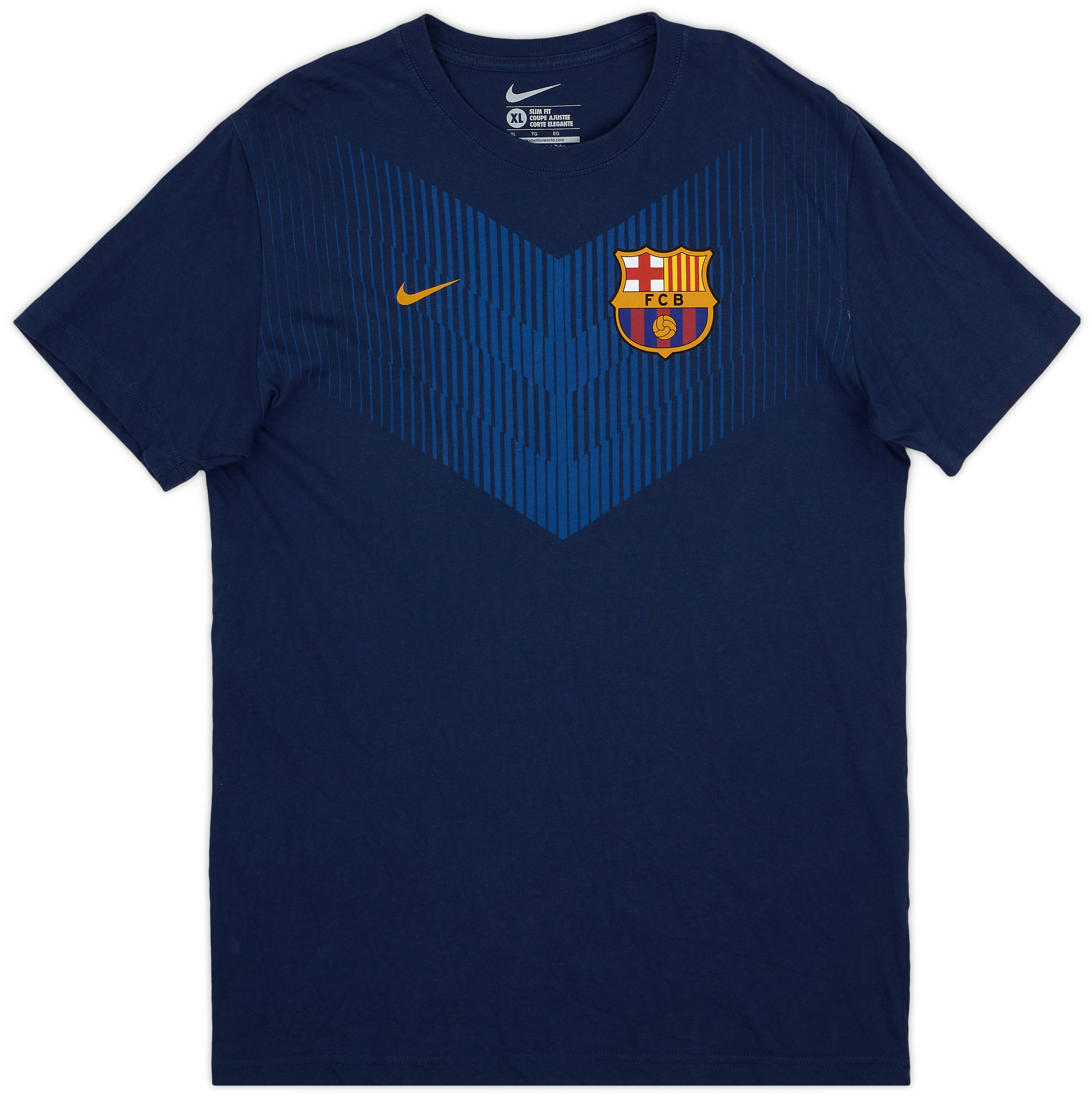 2014 15 Barcelona Nike Cotton Tee 9 10 XL
