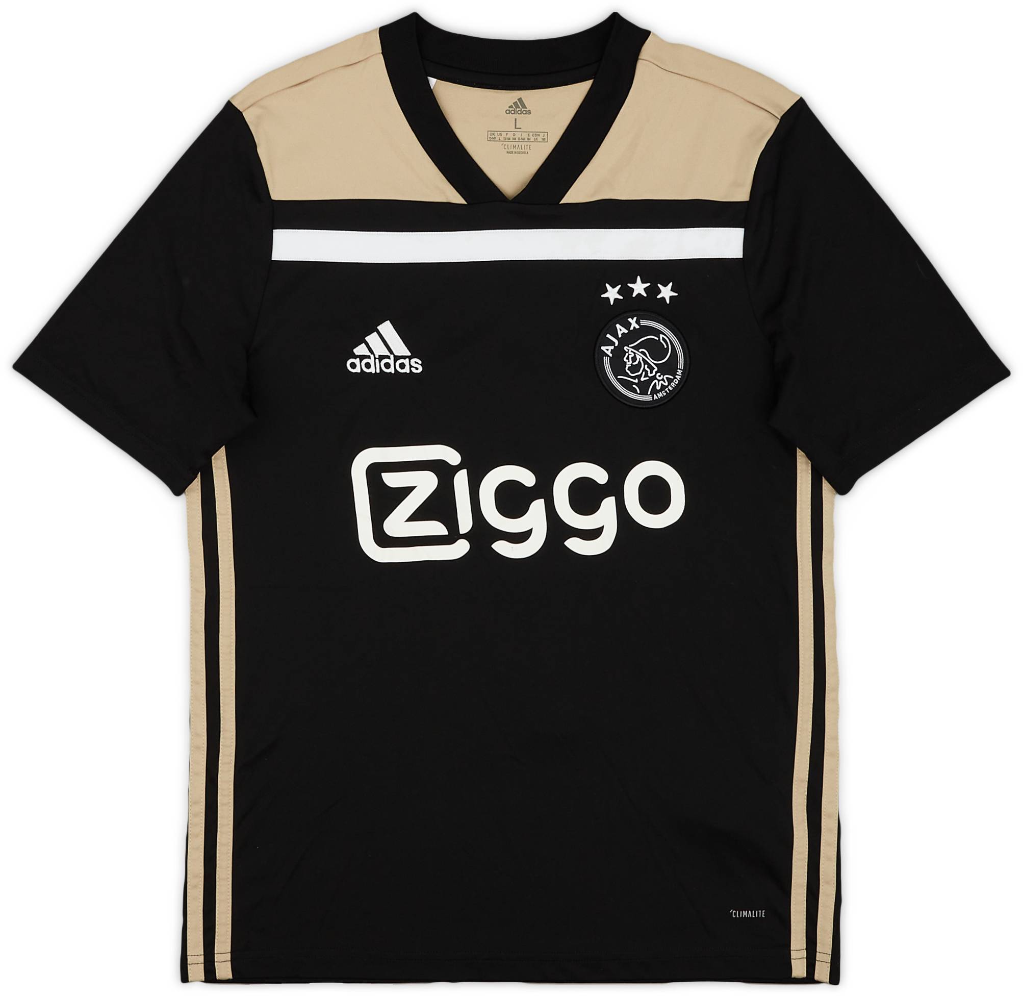 09-10 Ajax Amsterdam away black L - メルカリ