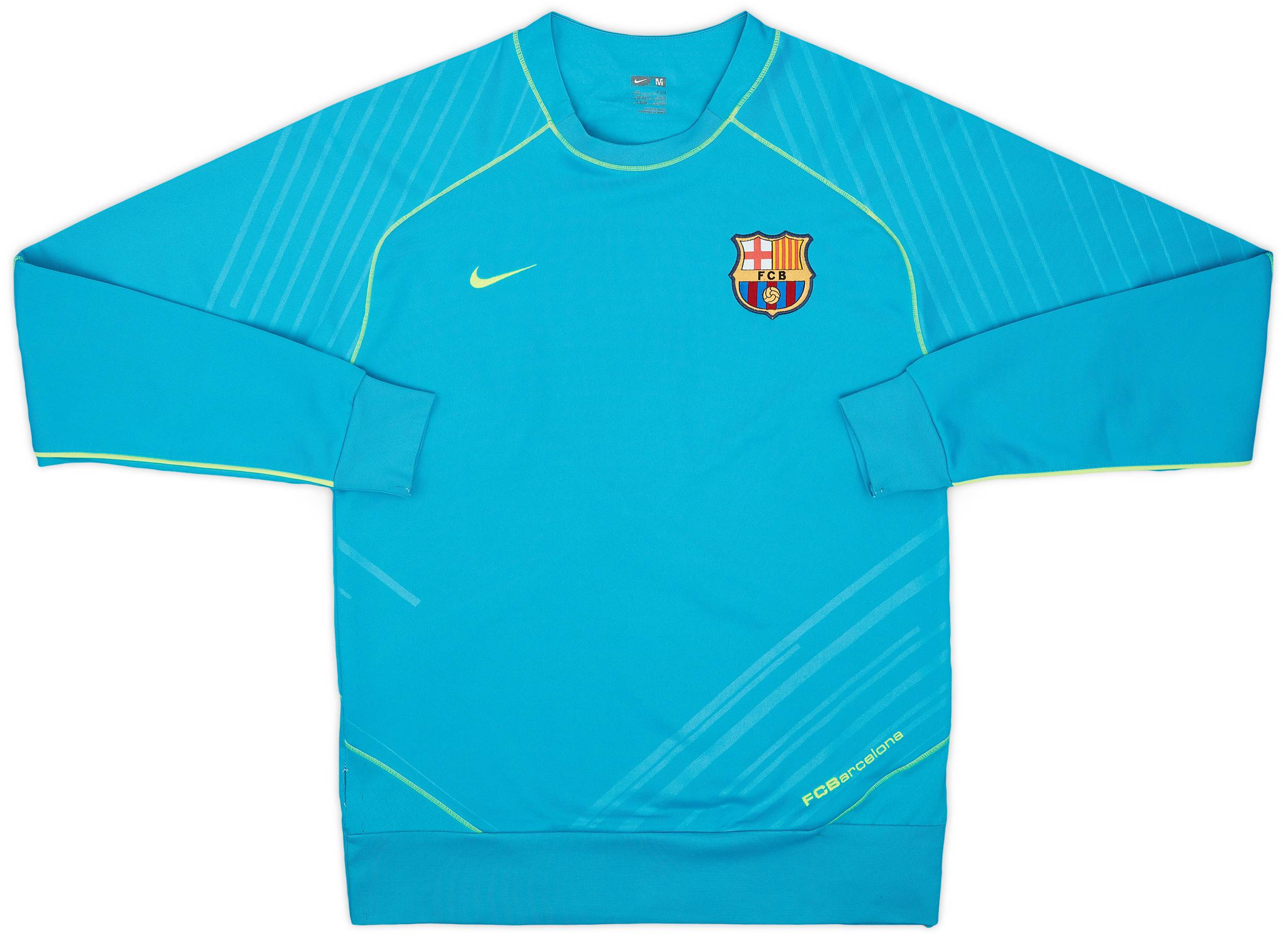 2007-08 Barcelona Nike Sweat Top - 5/10 - (M)