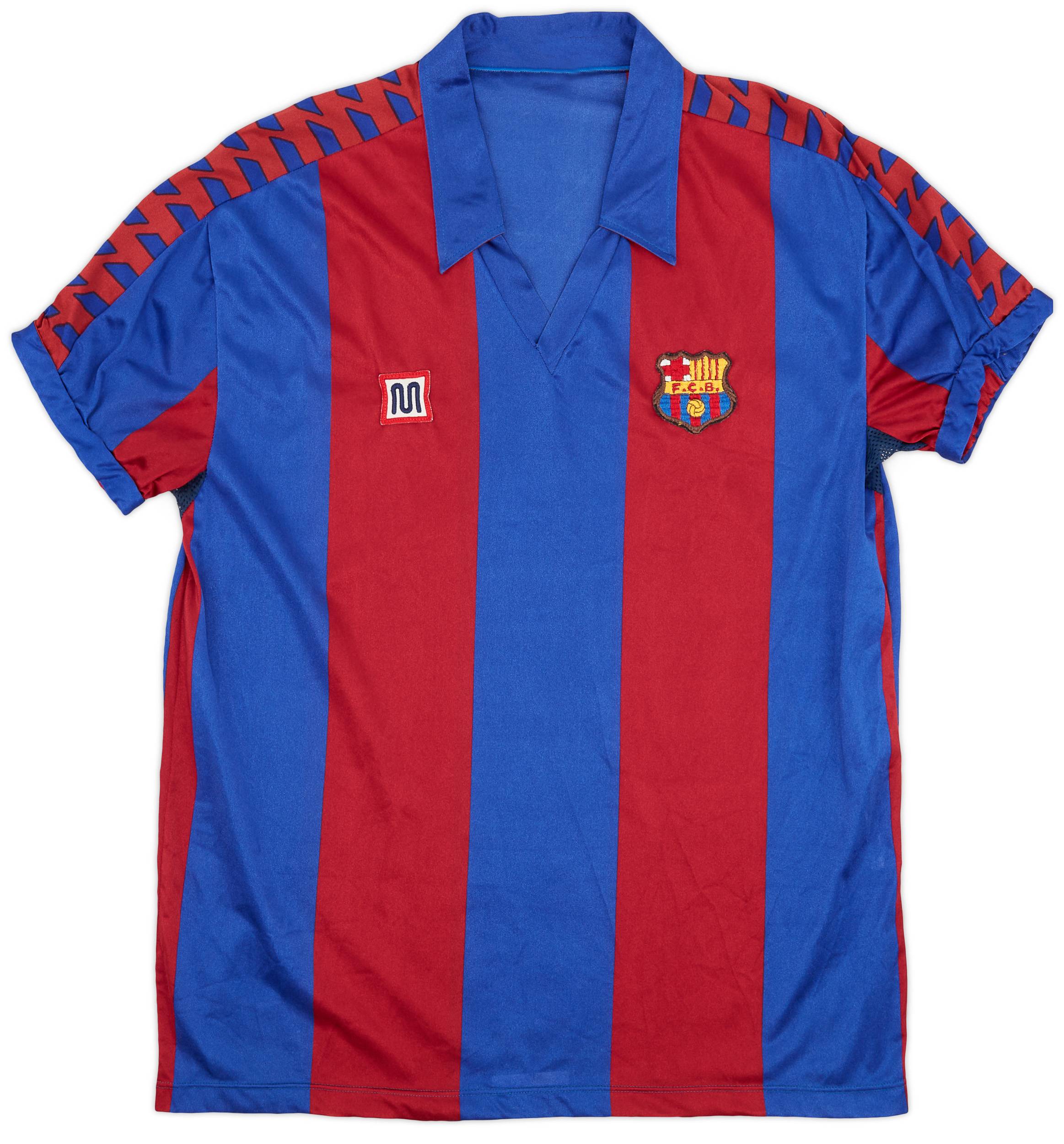 1984-89 Barcelona Home Shirt - 8/10 - (XL)