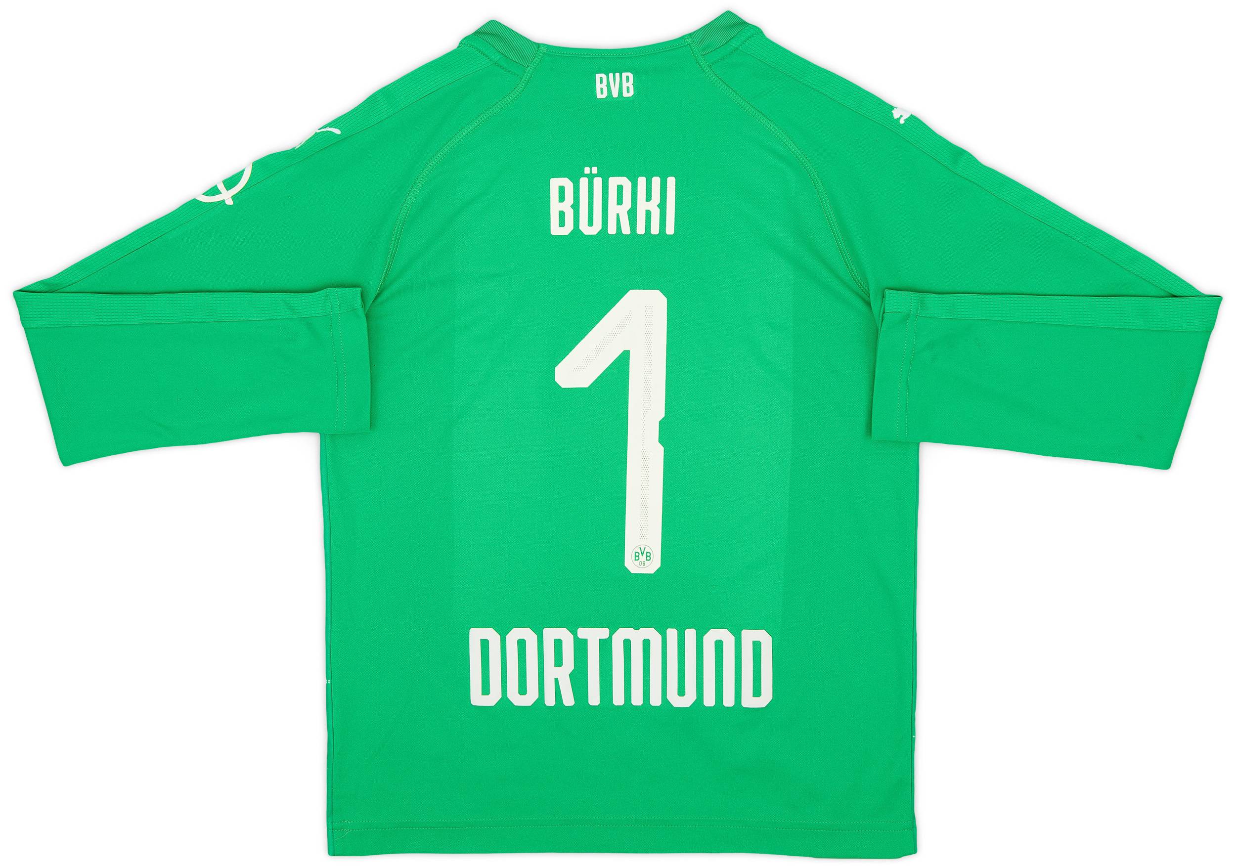 2018-19 Borussia Dortmund GK Shirt Burki #1 - 8/10 - (L.Boys)