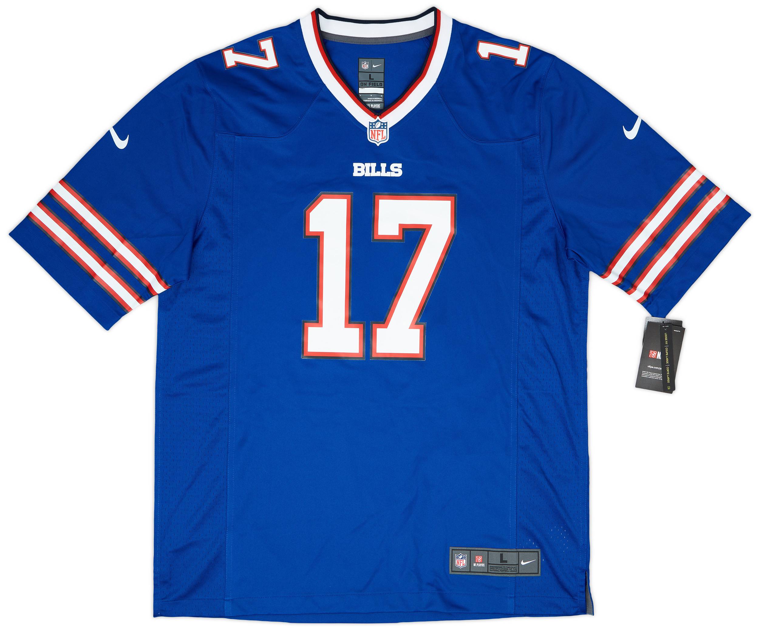 2018-24 Buffalo Bills Allen #17 Nike Game Home Jersey (L)