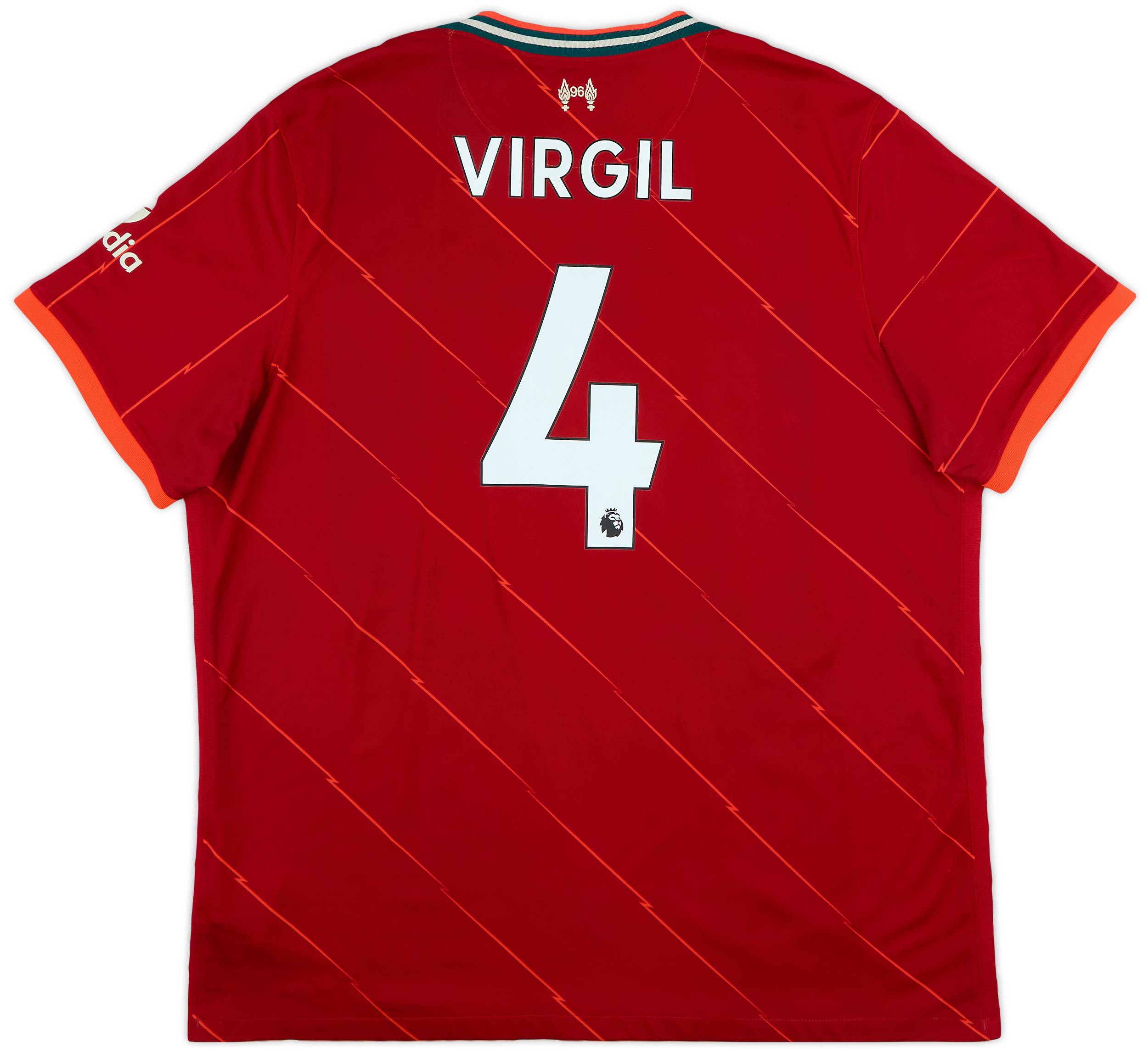 2021 22 Liverpool Home Shirt Virgil 4 6 10 XXL