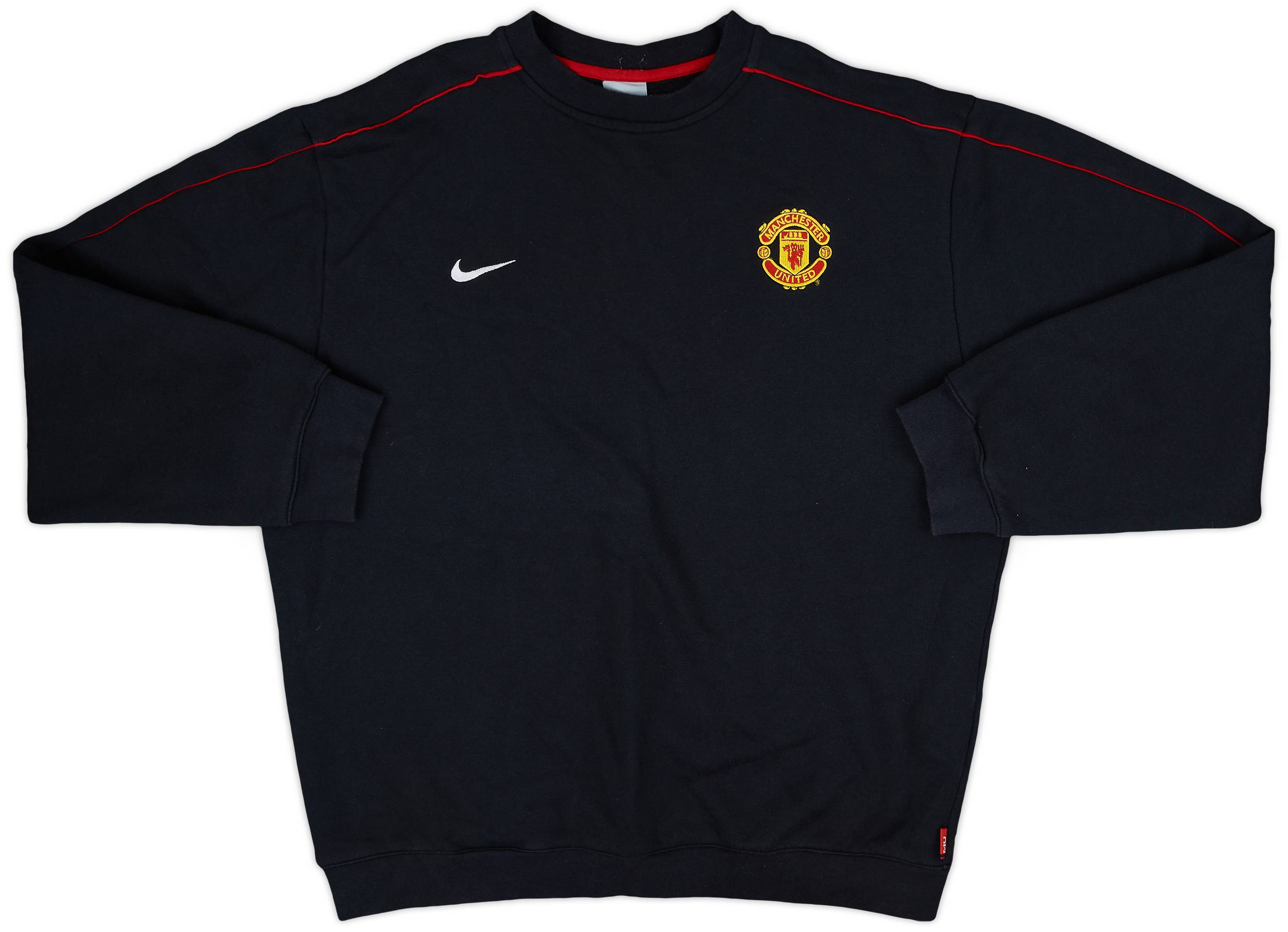 2002-03 Manchester United Nike Reversible 1/4 Zip Drill Top