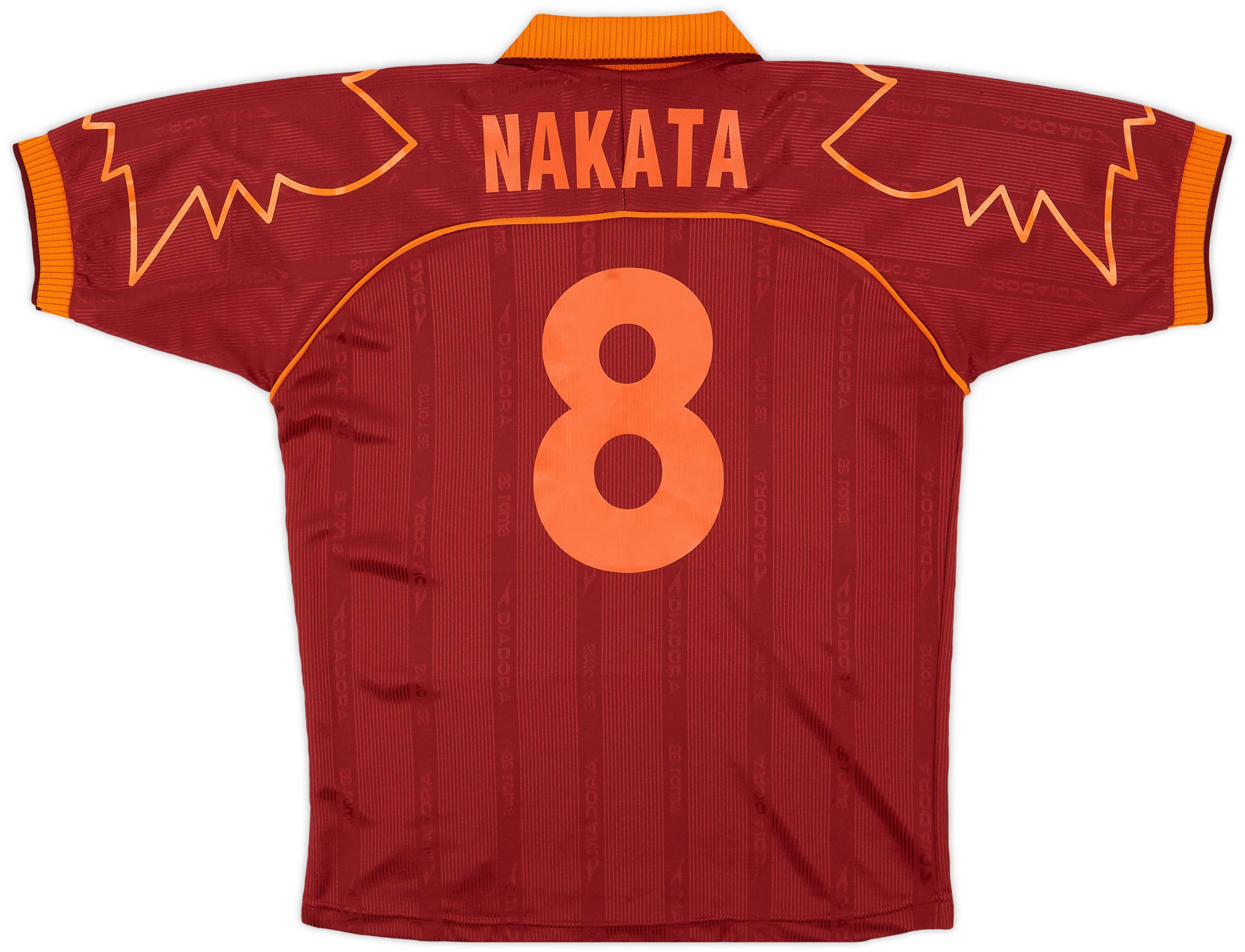 【祝開店！大放出セール開催中】 1999-00 Roma (L) - 4/10 - #8 Nakata Shirt Home ウェア