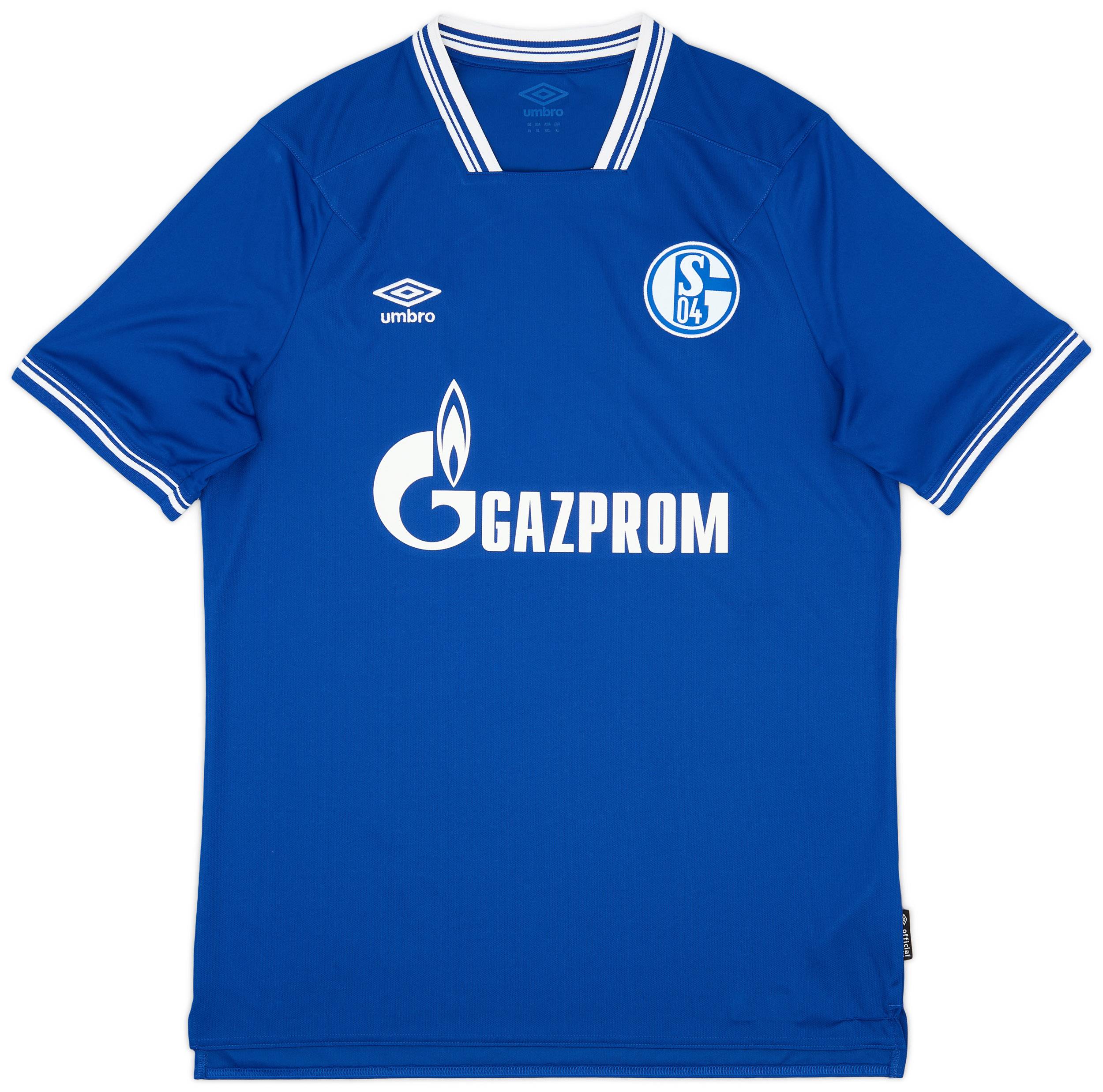 2020-21 Schalke Home Shirt - 8/10 - (XL)